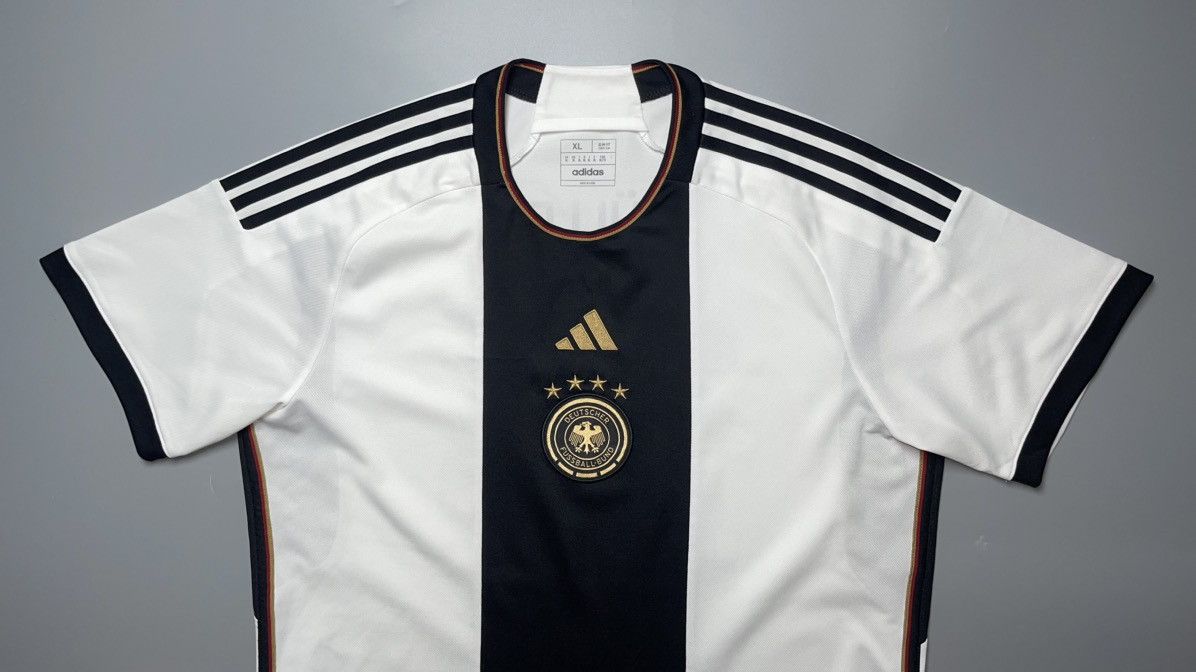 Adidas GERMANY ADIDAS 2022 WORLD CUP SOCCER HOME JERSEY #13 MULLER Size US XL / EU 56 / 4 - 3 Thumbnail