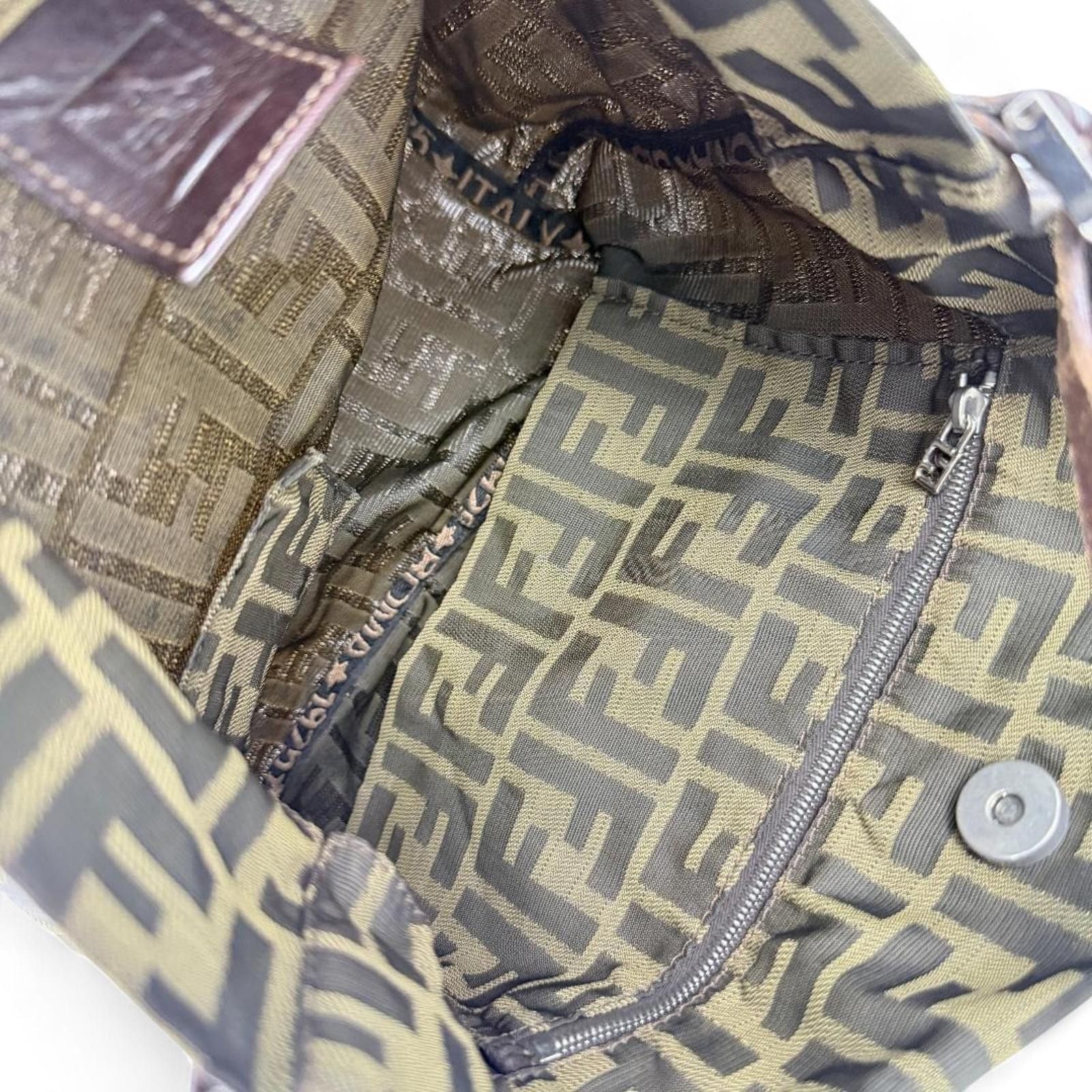 Fendi Fendi - Vintage Zucca Canvas Hobo Bag Size ONE SIZE - 8 Thumbnail