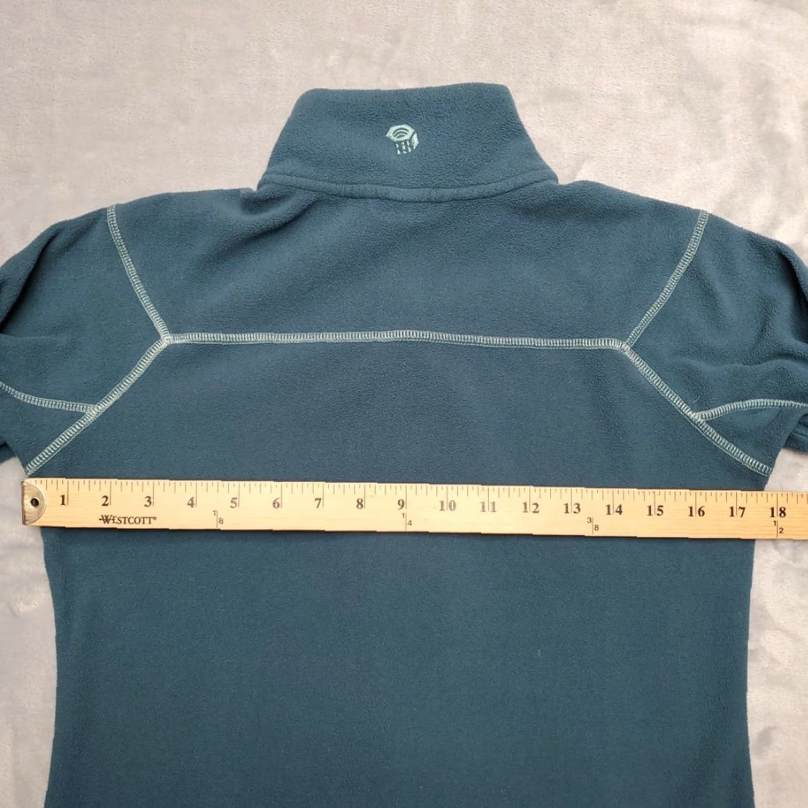 Mountain Hardwear VINTAGE Mountain Hardwear Jacket Womens S Teal Green Full Zip Outdoor Fleece Gorp Size S / US 4 / IT 40 - 6 Thumbnail