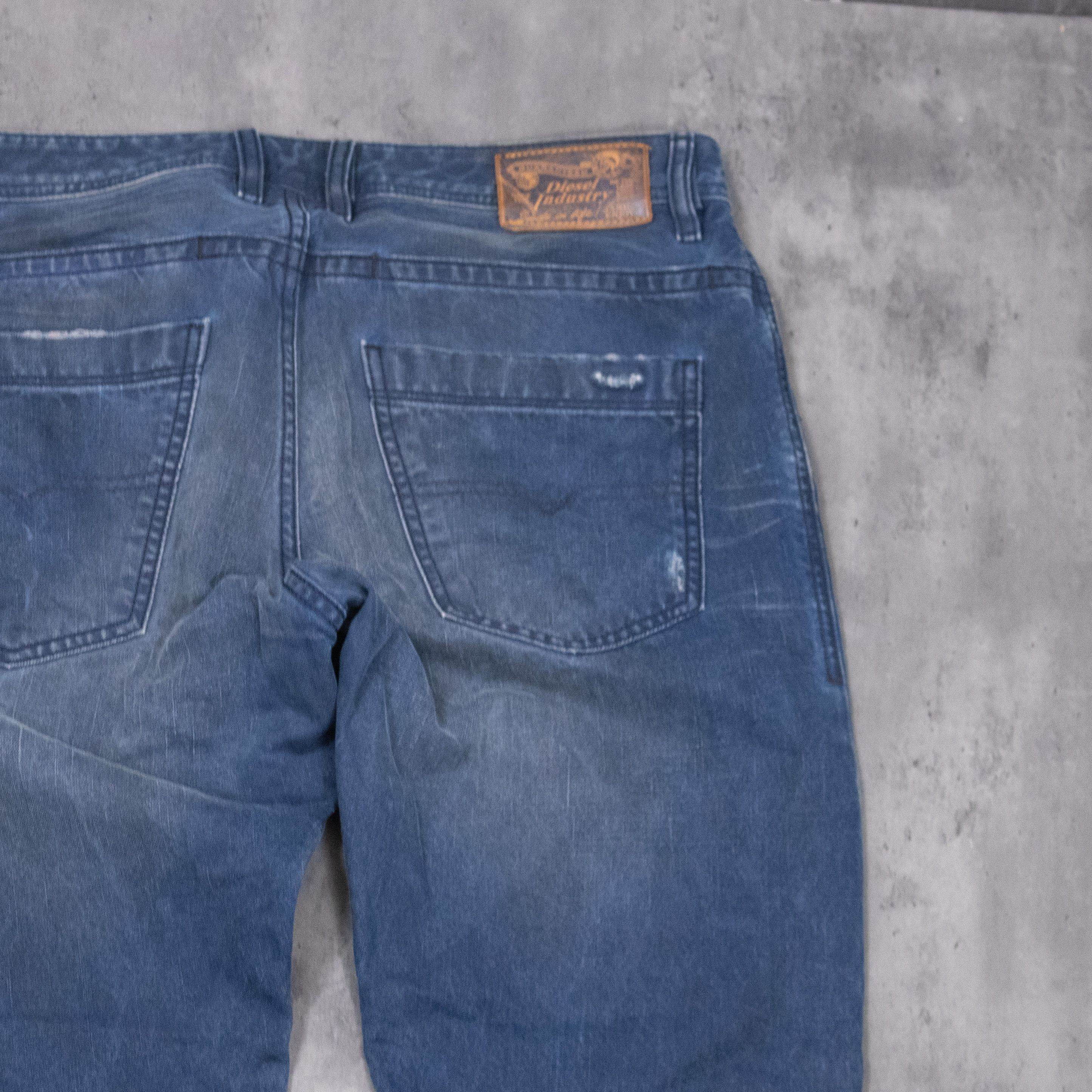 Diesel Vintage Y2K Diesel Brandoom Bootcut Blue Denim Jeans Size US 34 / EU 50 - 16 Thumbnail