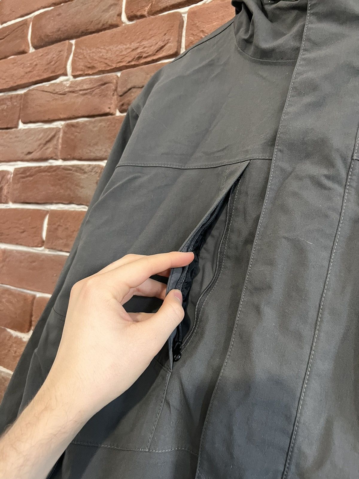 The North Face Rare The North Face TNF Hyvent Jacket Grey Vintage Outdoor Size US M / EU 48-50 / 2 - 8 Thumbnail