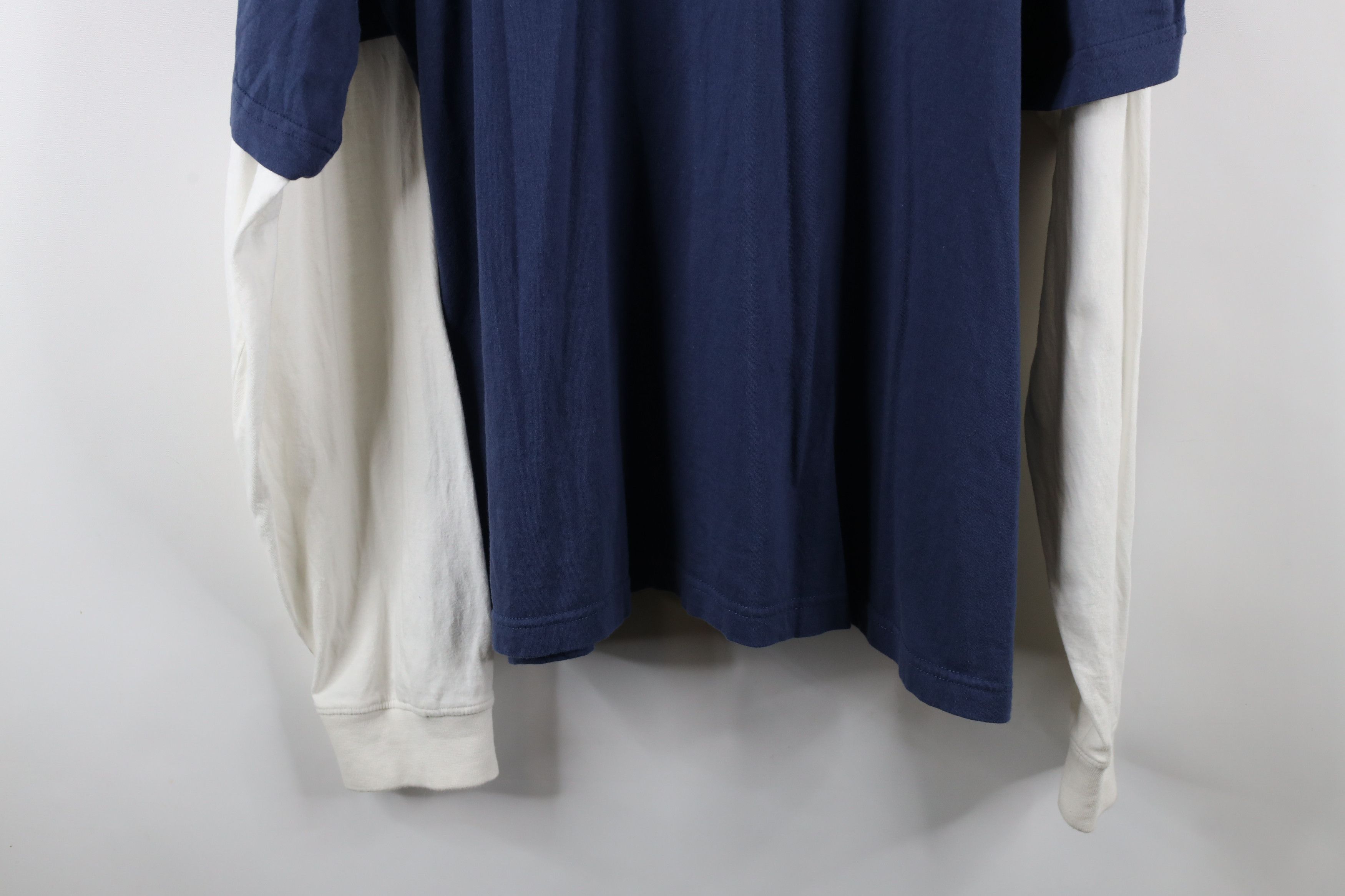 Reebok × Vintage Vintage Reebok Hockey Layered Long Sleeve T-Shirt Blue Size US XXL / EU 58 / 5 - 14 Thumbnail