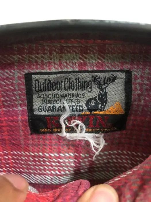 Edwin × Flannel Vintage Edwin Checkered Plaid Tartan Flannel Shirt 👕 Size US M / EU 48-50 / 2 - 3 Thumbnail