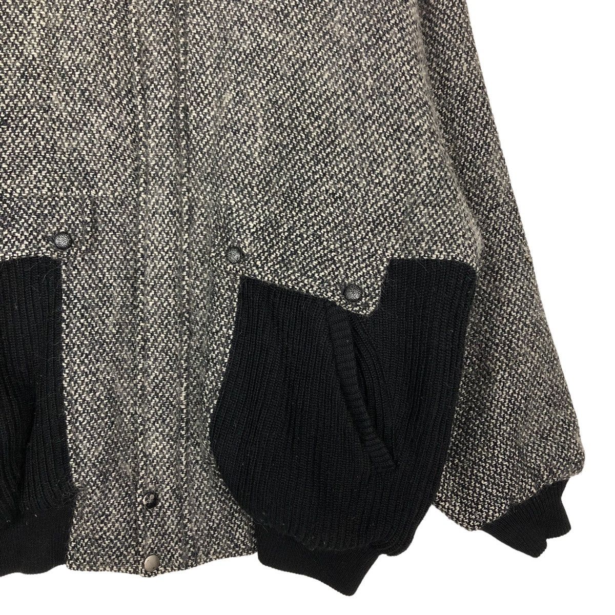 Japanese Brand 🔥VINTAGE WOOL BOMBER JACKET LOTUS TOKYO JAPAN ISSEY MIYAKE Size US L / EU 52-54 / 3 - 5 Thumbnail