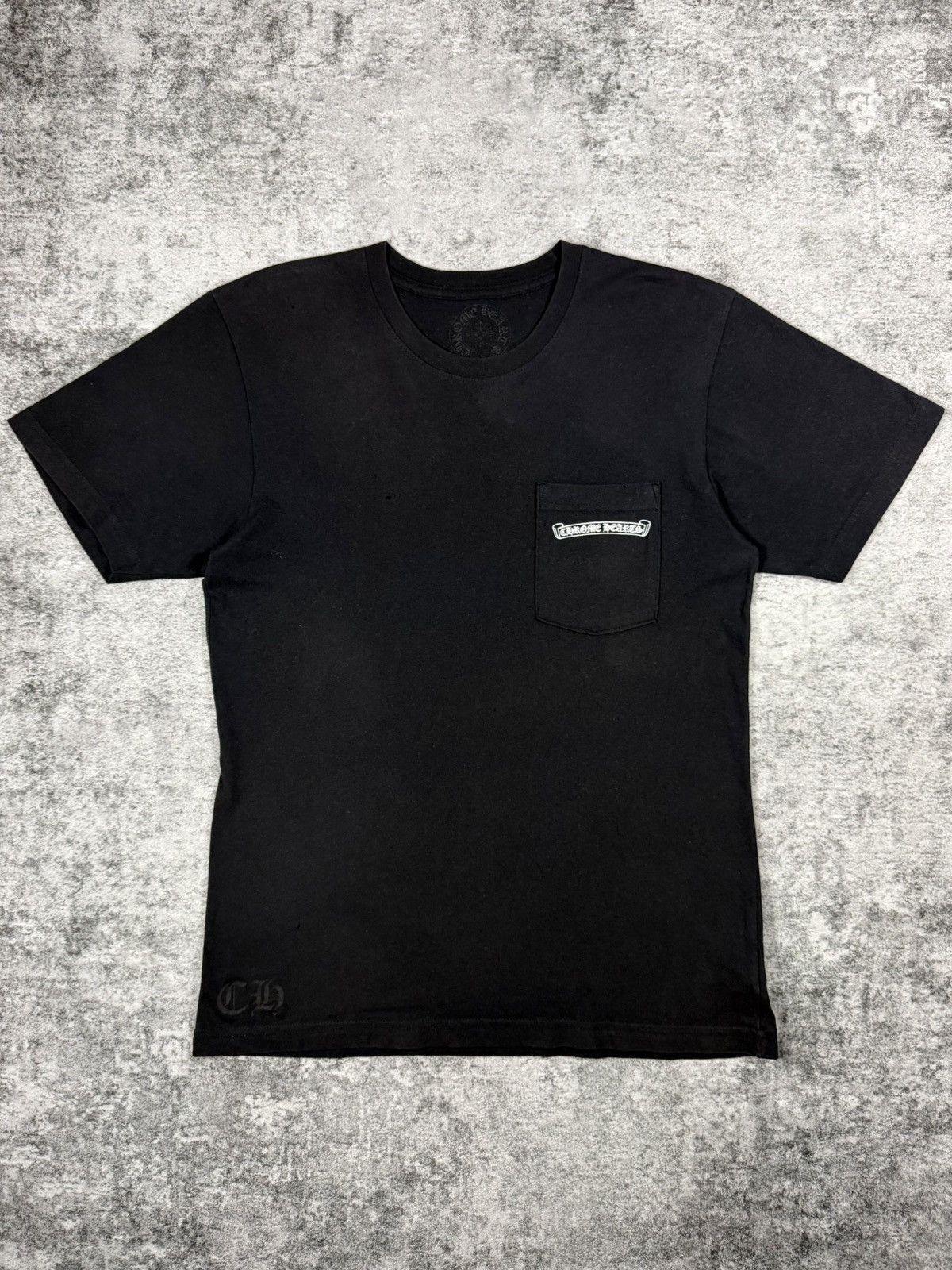 Chrome Hearts 2010s Chrome Hearts Vintage Arc Banner Logo T shirt Size US M / EU 48-50 / 2 - 2 Thumbnail