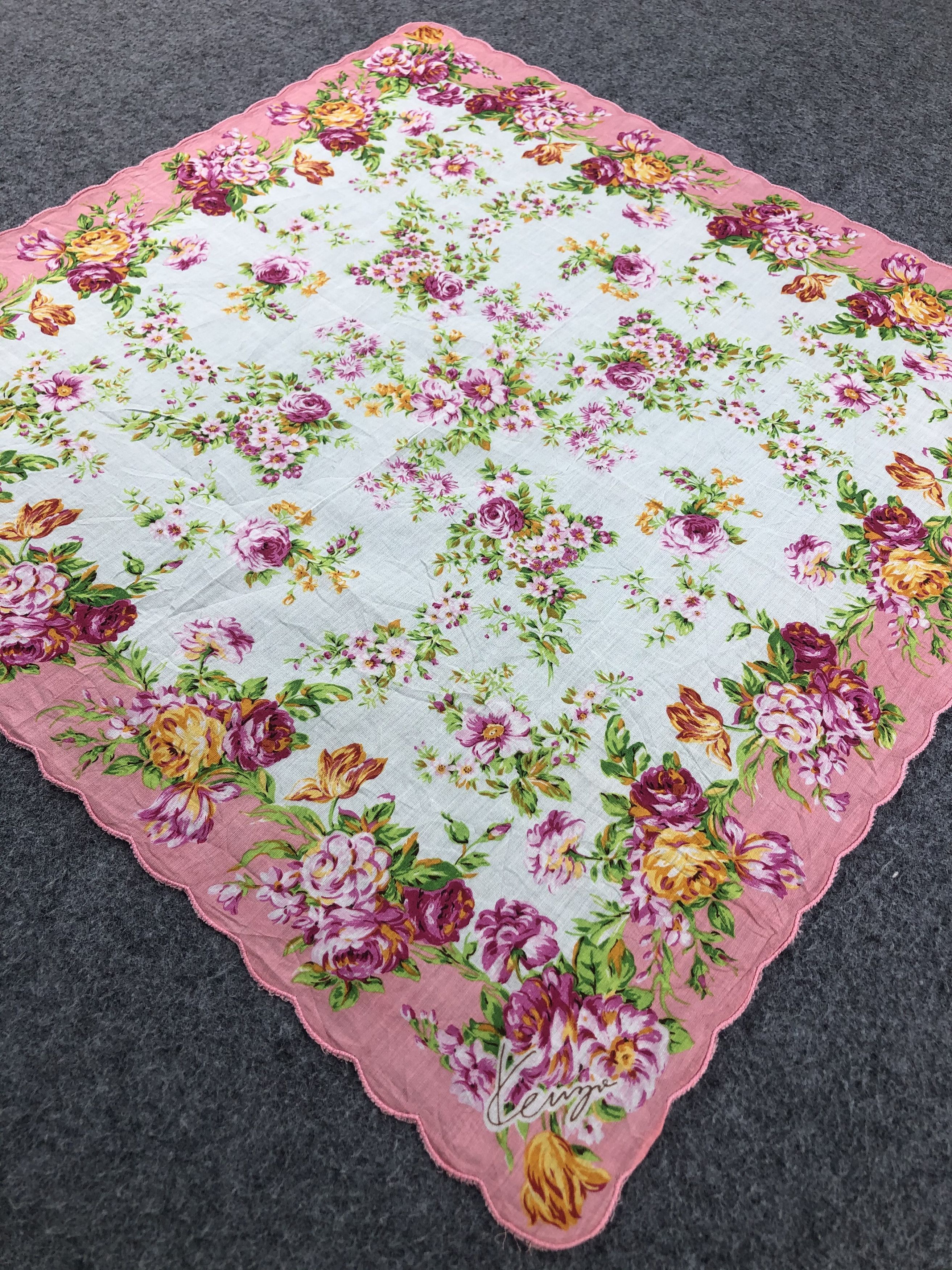 Kenzo × Vintage Kenzo Floral Handkerchief / Bandana / Neckerchief Size ONE SIZE - 4 Thumbnail