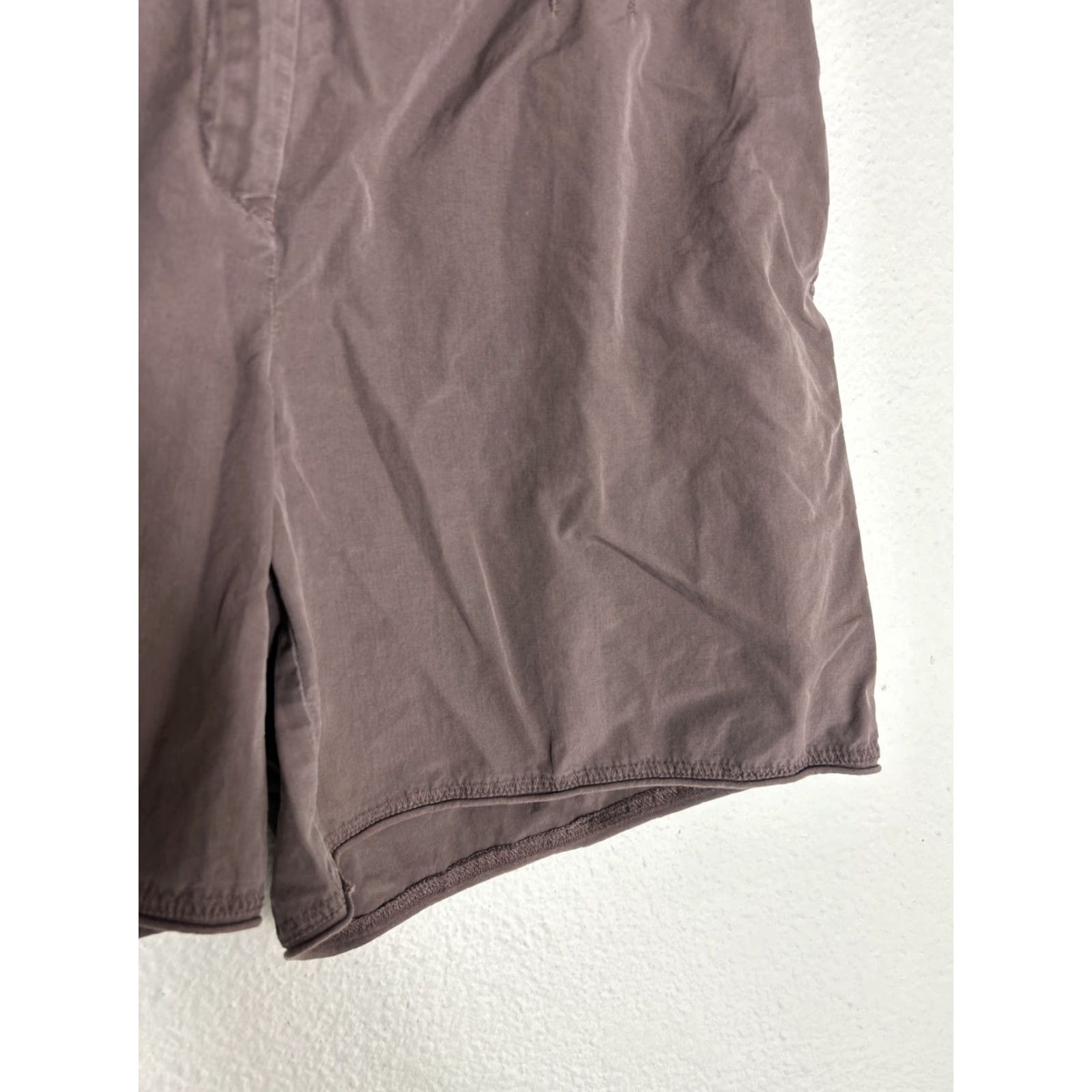 J. Jill J Jill Womens 10 Brown Shorts 100% Cotton Chino Regular Size 10 Womens Boys? Size 32" / US 10 / IT 46 - 5 Thumbnail
