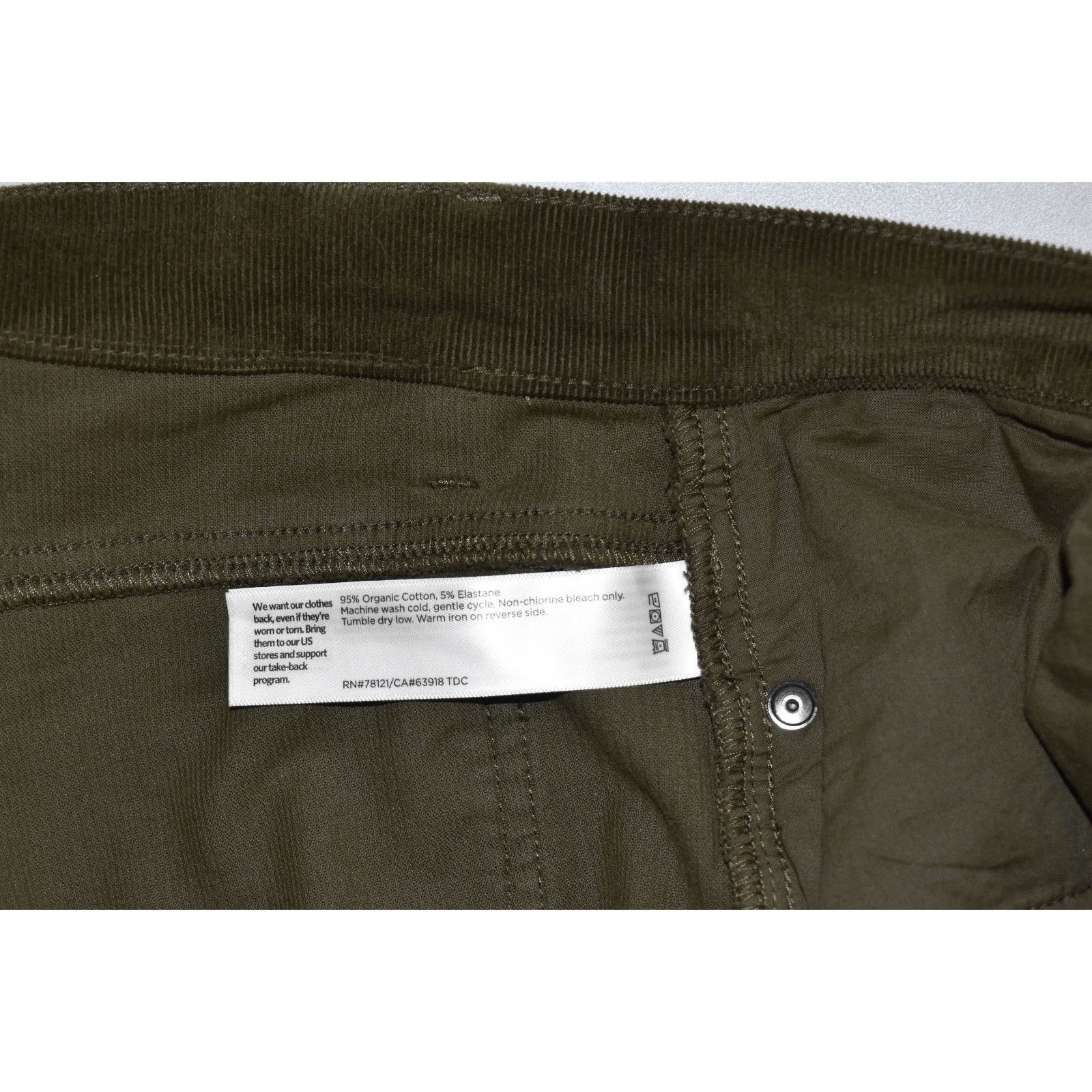 Eileen Fisher EILEEN FISHER Cotton Corduroy 5-Pkt Straight Jeans Size M Size 34" / US 12 / IT 48 - 4 Thumbnail
