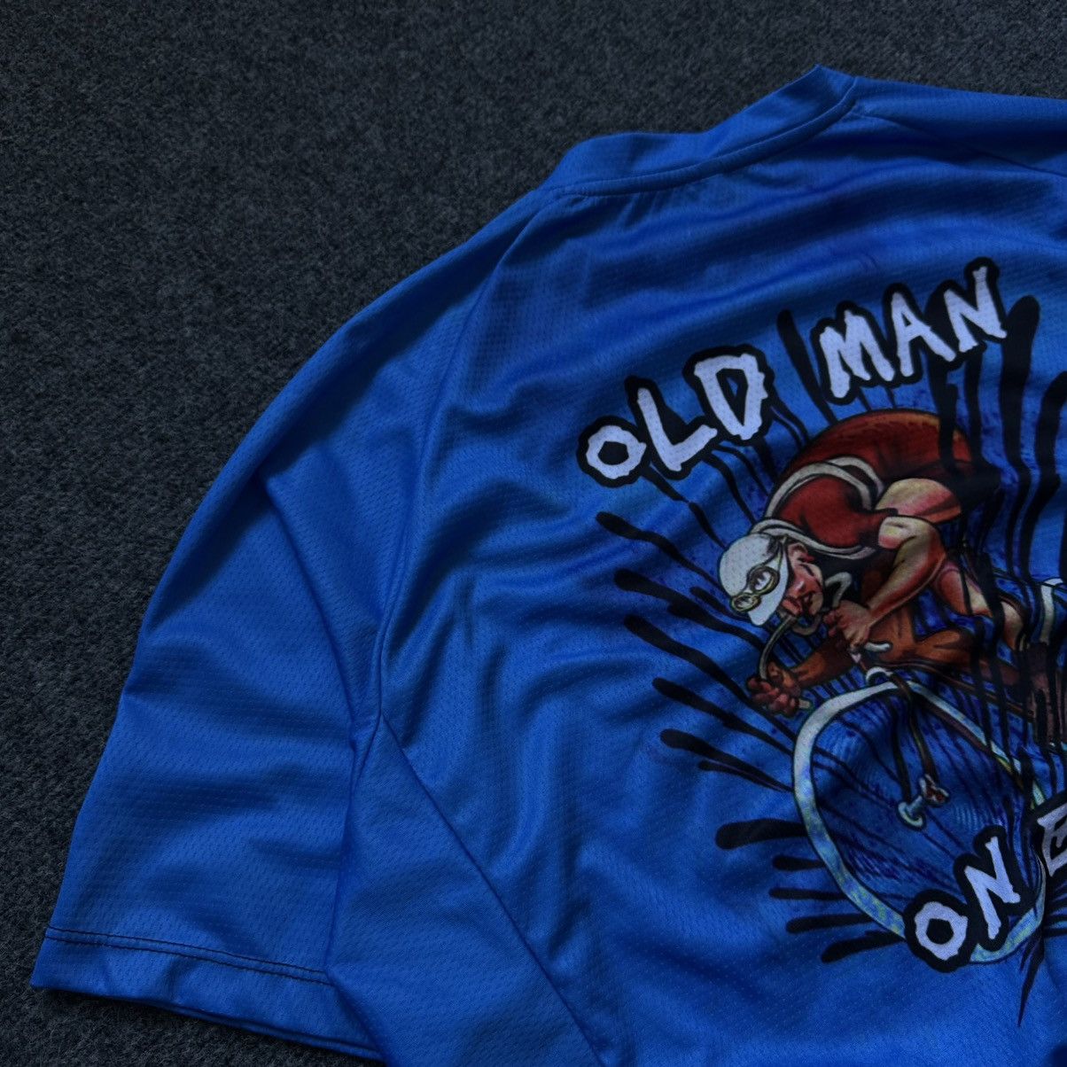 Sports Specialties VTG Adult Old Man On Bike Velo Jersey Tee Size XXL Y2K 00s Size US XXL / EU 58 / 5 - 15 Thumbnail