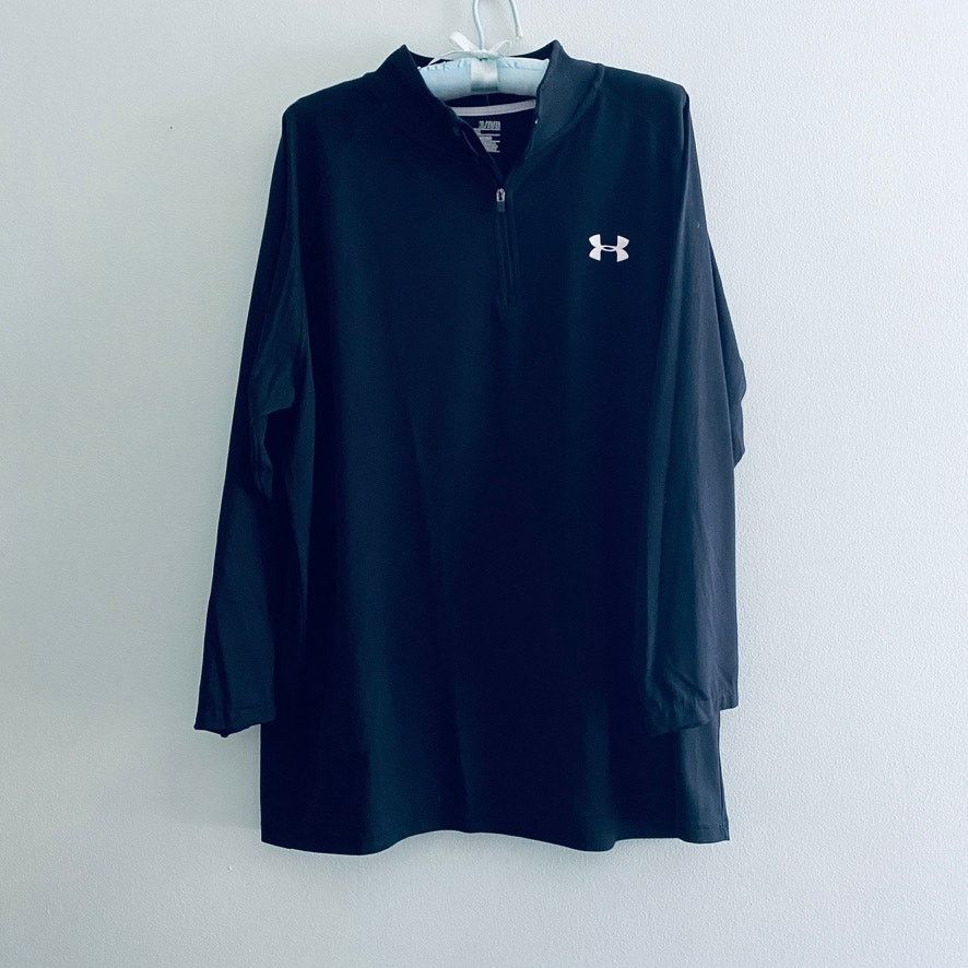 Under Armour Under Armour black quarter zip loose heatgear pullover Size US XL / EU 56 / 4 - 2 Thumbnail