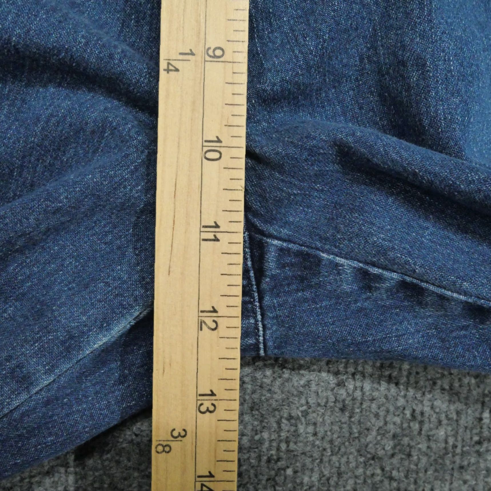 Vintage VINTAGE Goddess Jeans Womens 10P 10 Petite Blue Cropped Wide Leg Denim 90s 5-Pocket Womens Jeans Size 27" / US 4 / IT 40 - 6 Thumbnail