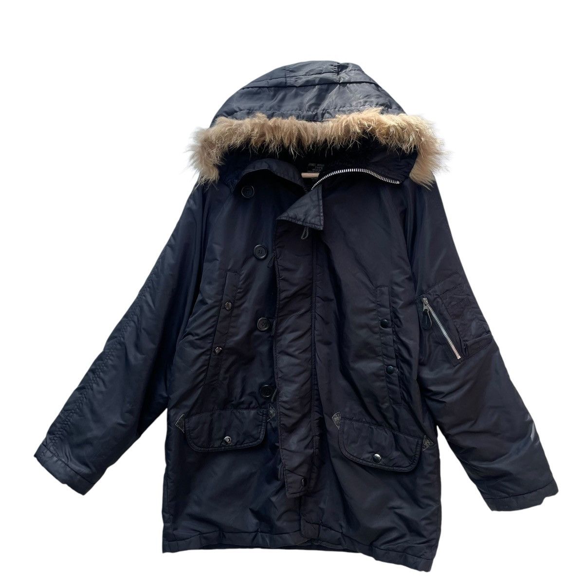 Japanese Brand × Le Grande Bleu (L.G.B.) × Parajumpers Japanese Brand Virgin Voyage Parka Faux Fur Jacket Size US M / EU 48-50 / 2 - 1 Thumbnail