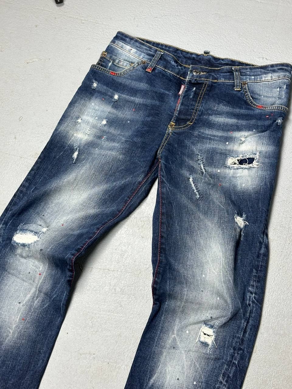 Dsquared2 × Japanese Brand Y2k DSQUARED crazy jeans japan denim pants D2 usa American Size US 30 / EU 46 - 3 Thumbnail