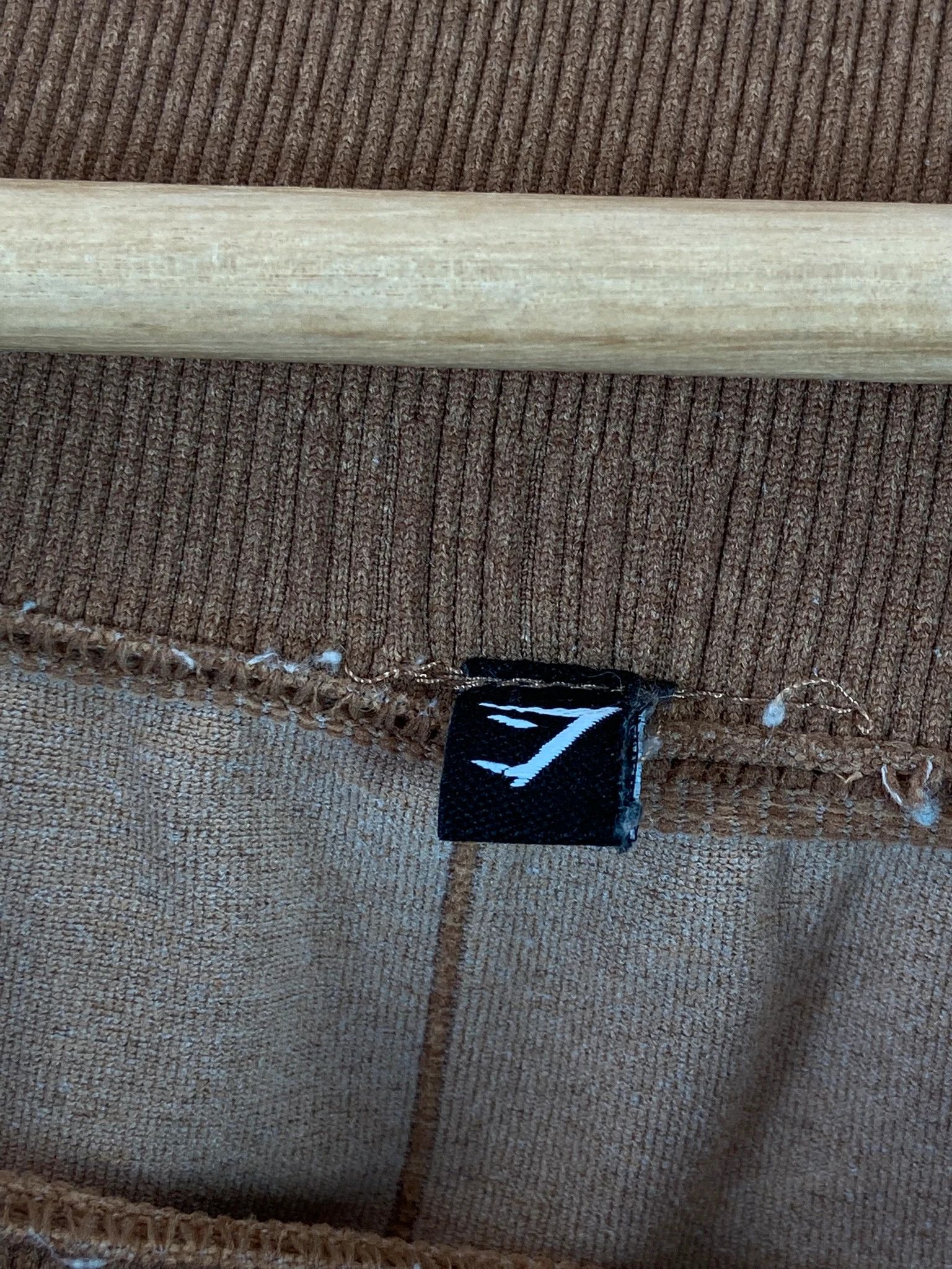 Gymshark Pants Gymshark Brown Leggings Vintage Streetwear Y2K Size 34" / US 12 / IT 48 - 3 Thumbnail