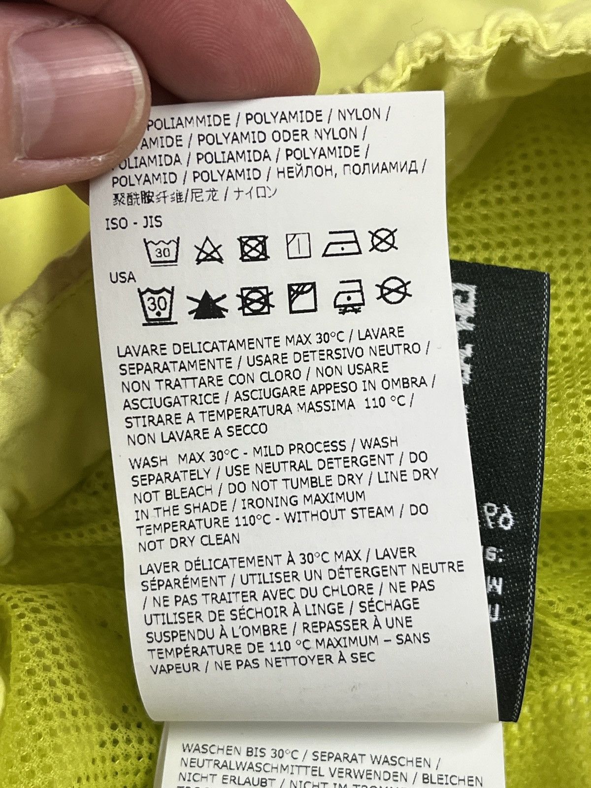 Stone Island Stone Island Nylon Swim Shorts – Neon Yellow (Size M) Size US 32 / EU 48 - 14 Thumbnail