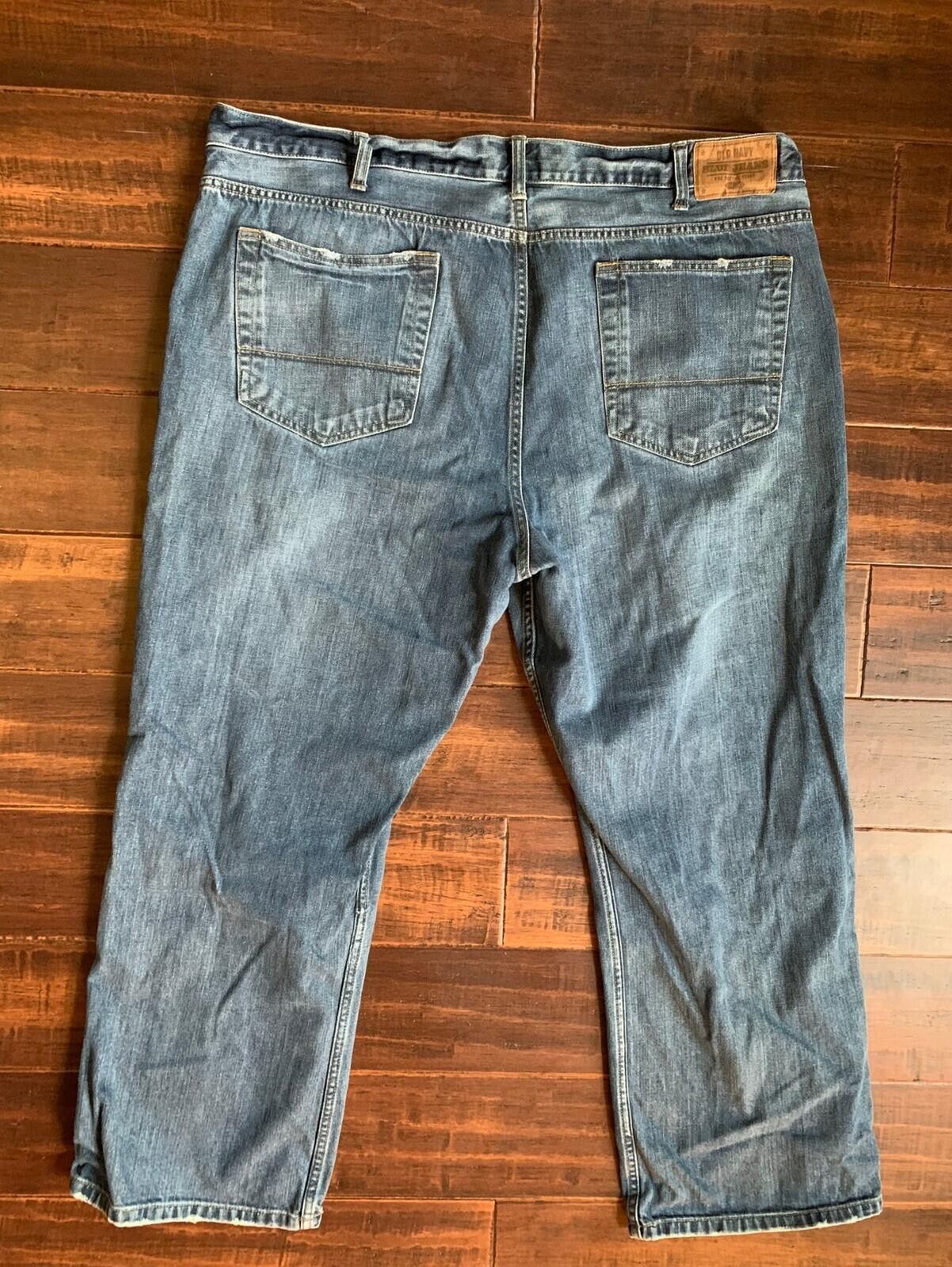Old Navy Men's Old Navy Boot Cut 44W 30L Blue Jeans Size US 44 / EU 60 - 2 Thumbnail