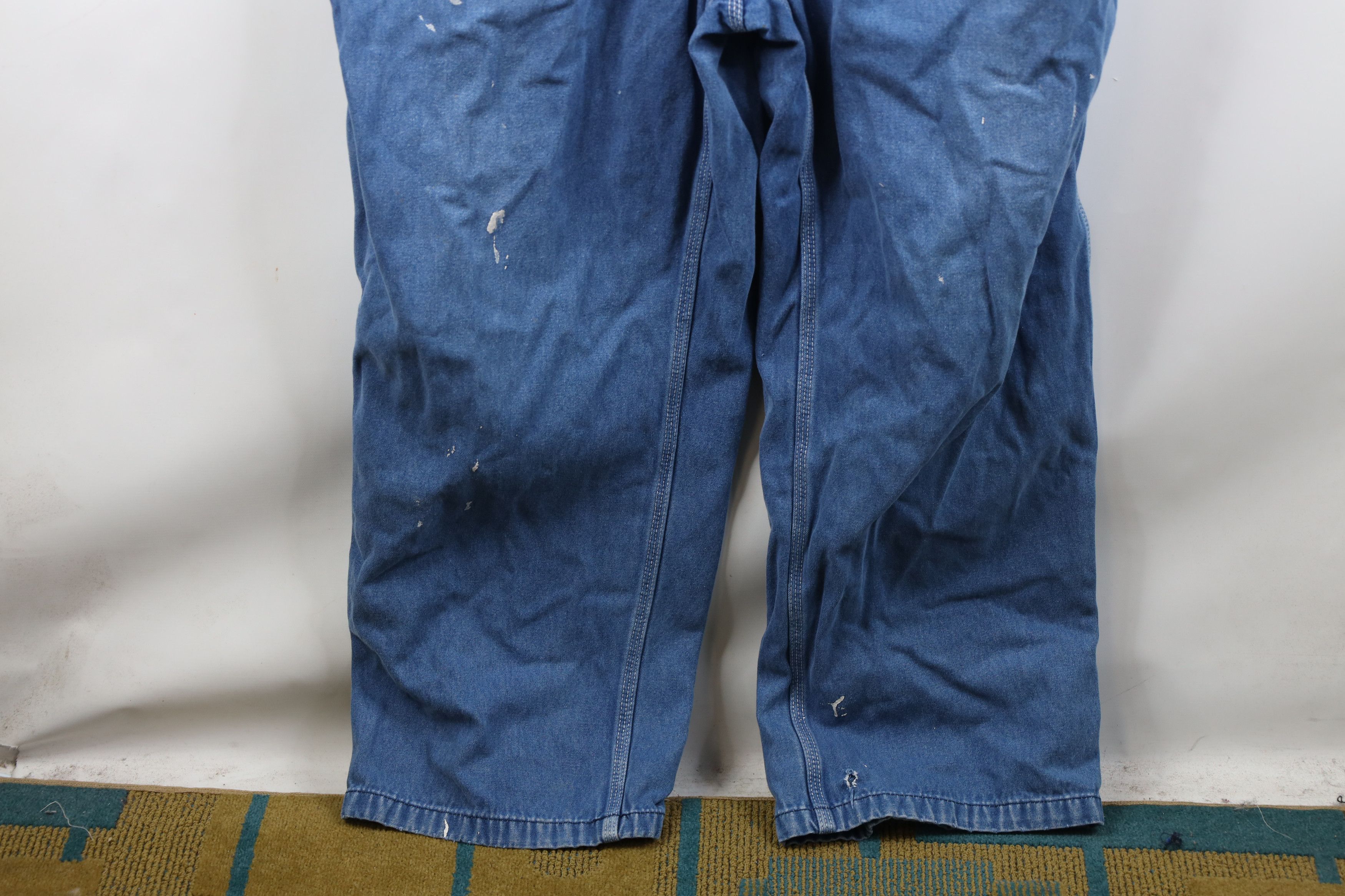Vintage Vintage Y2K Streetwear Distressed Wide Leg Denim Overalls Size US 44 / EU 60 - 5 Thumbnail