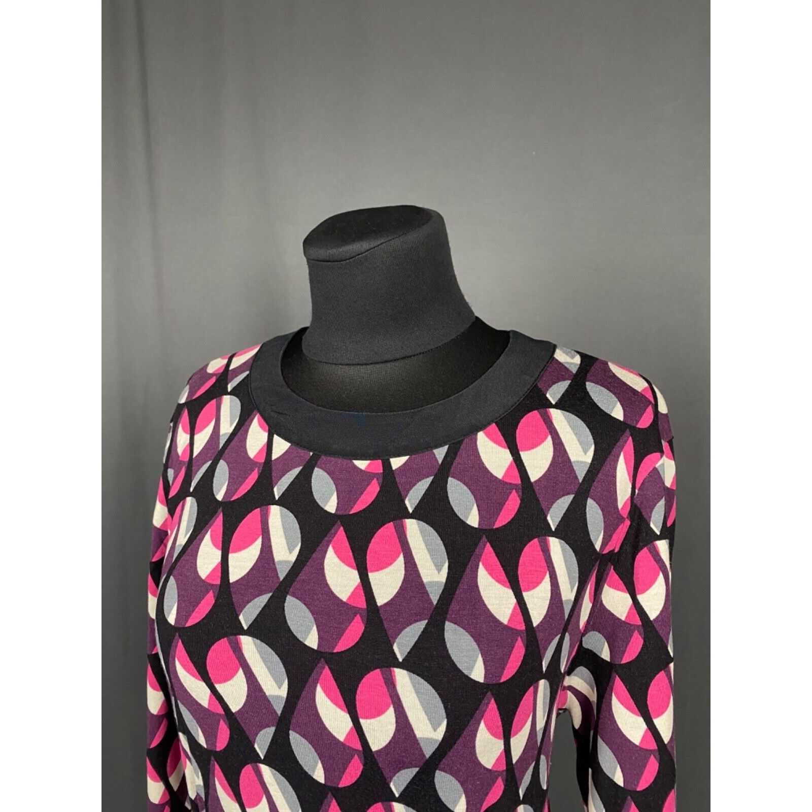 Missoni Missoni Women's Red Purple Floral Long Dress Size S-M Size S / US 4 / IT 40 - 5 Thumbnail