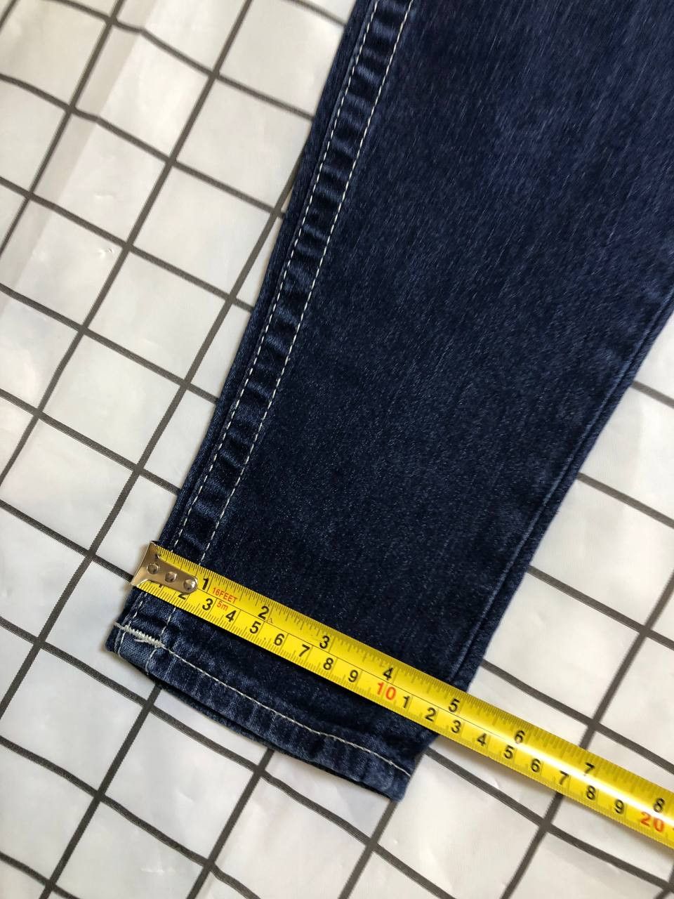 True Religion True Relion Johnny Dark Blue Wash Denim Jeans Women Size 28" / US 6 / IT 42 - 5 Thumbnail