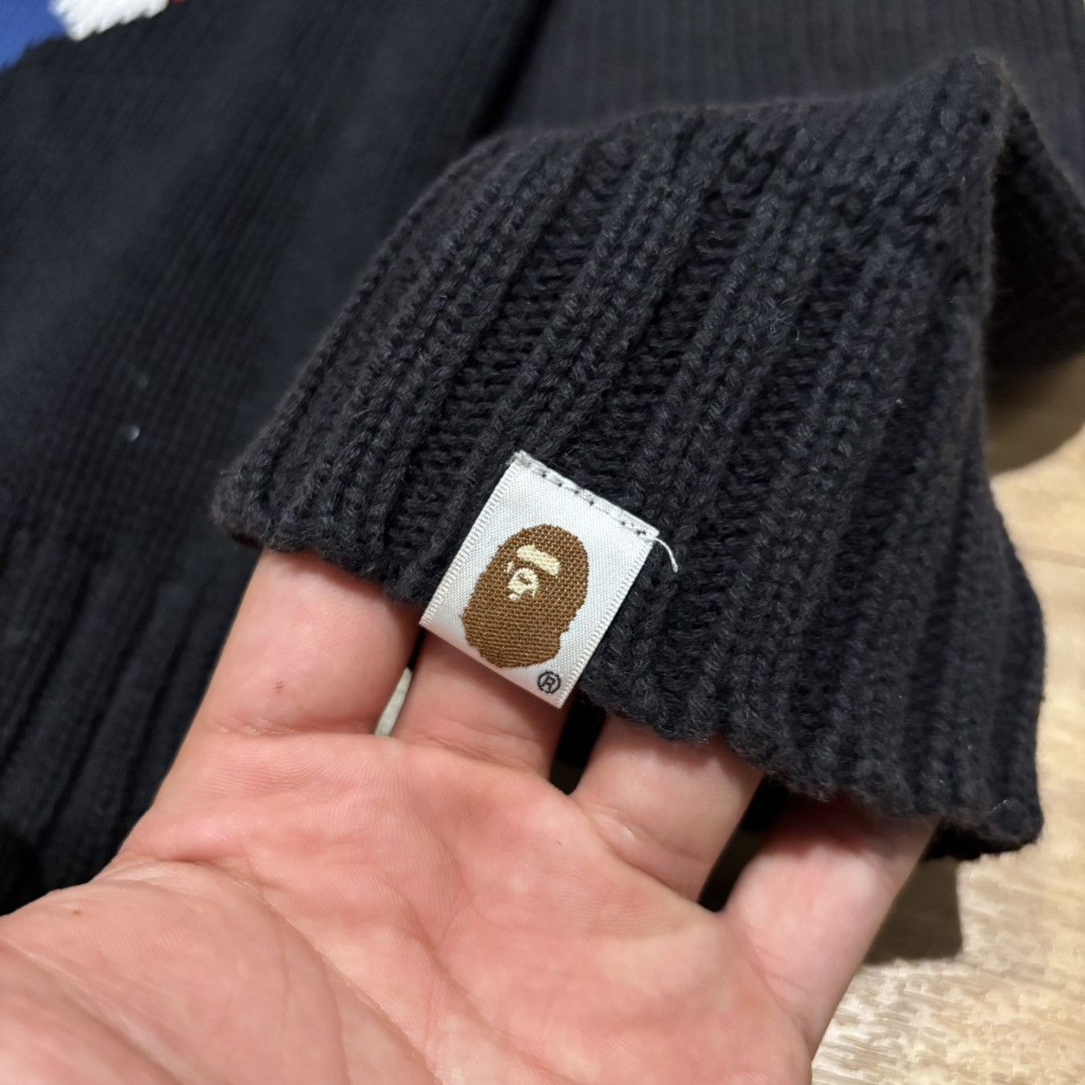 Bape Bape Union Jack Ape Head Sweater Size US L / EU 52-54 / 3 - 4 Thumbnail