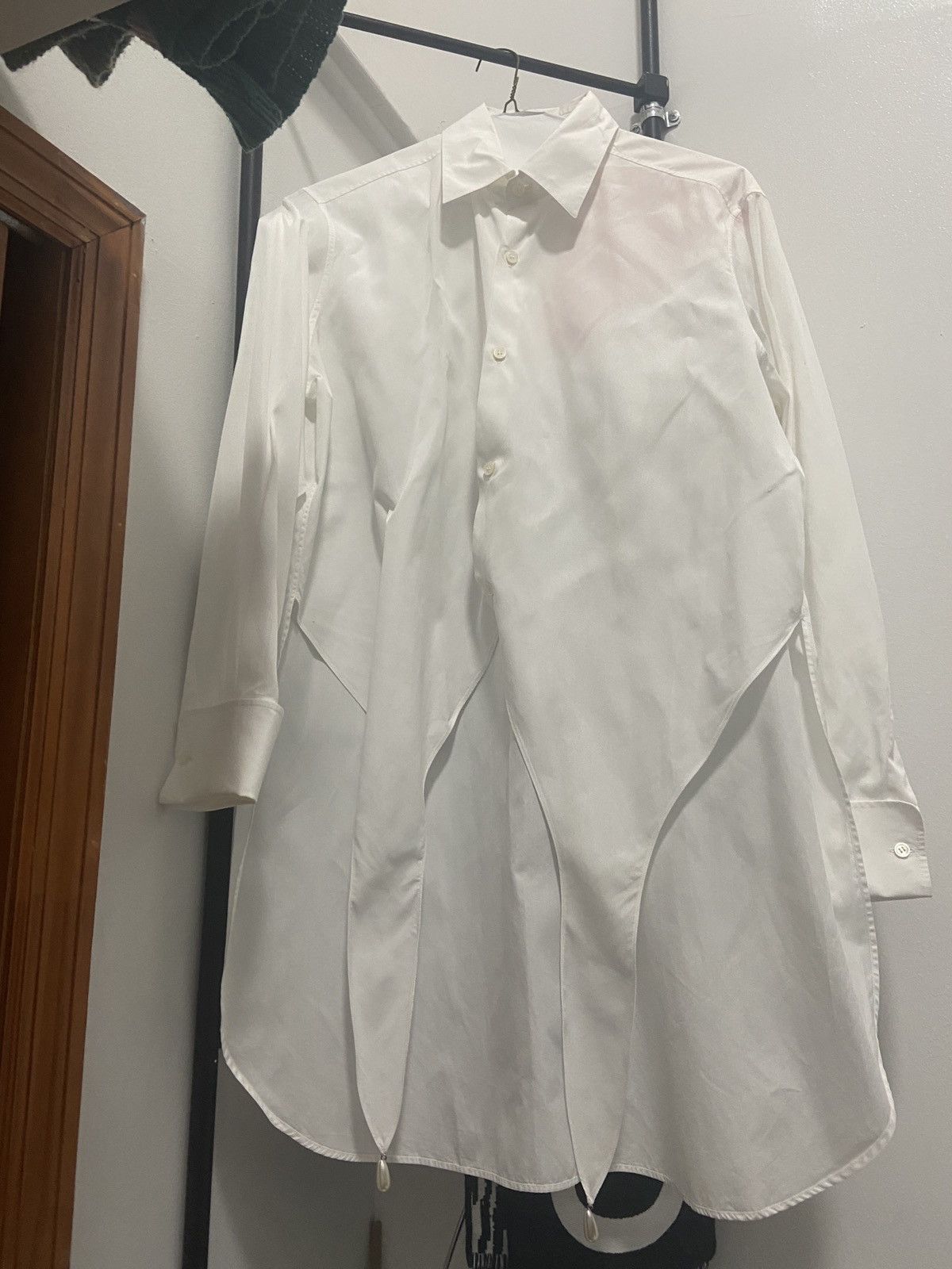 Loewe Loewe white knot pearl shirt Size US S / EU 44-46 / 1 - 5 Thumbnail