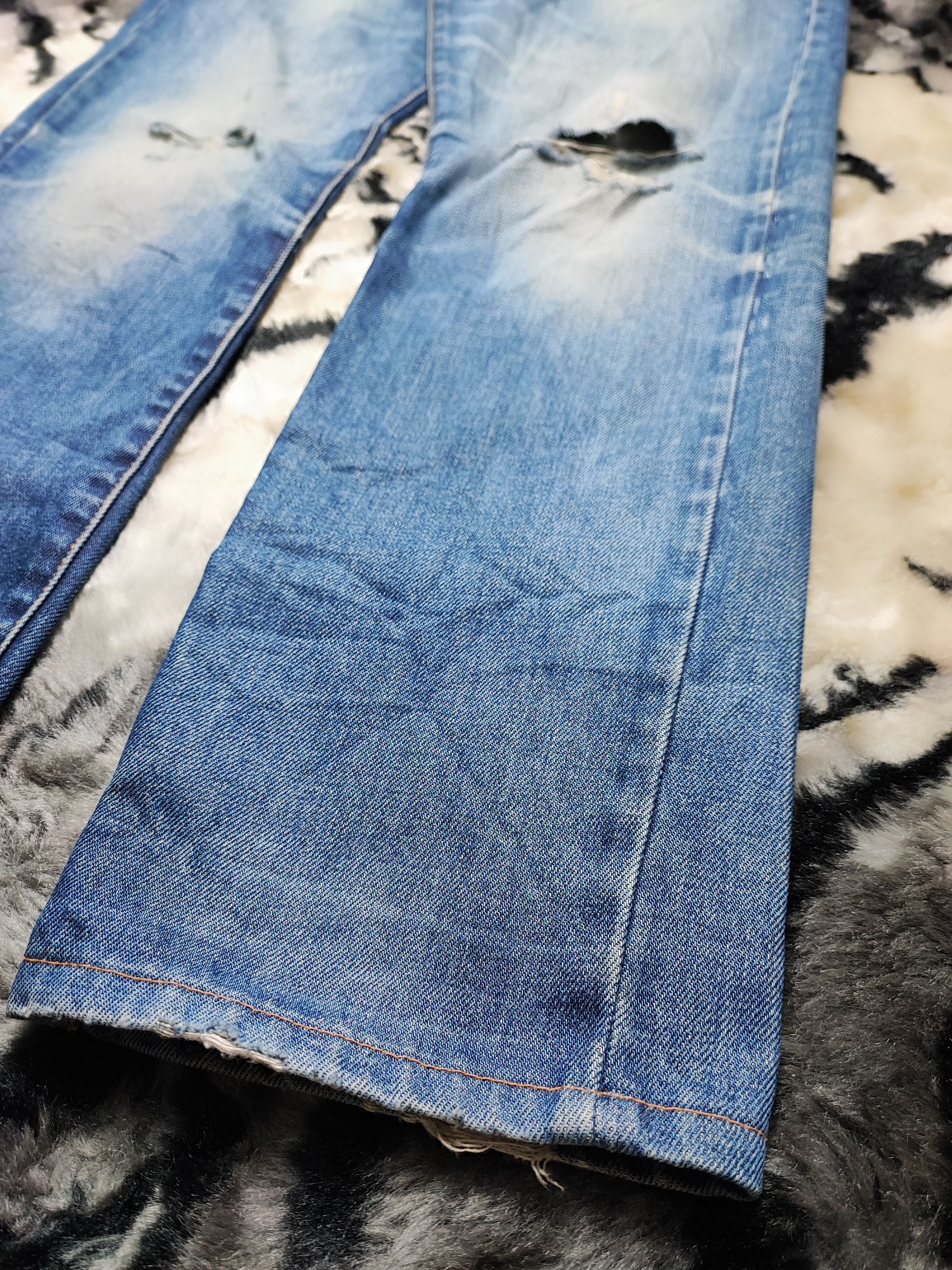 G-Star G Star Raw Jean Distress Stone Wash Size US 31 - 4 Thumbnail