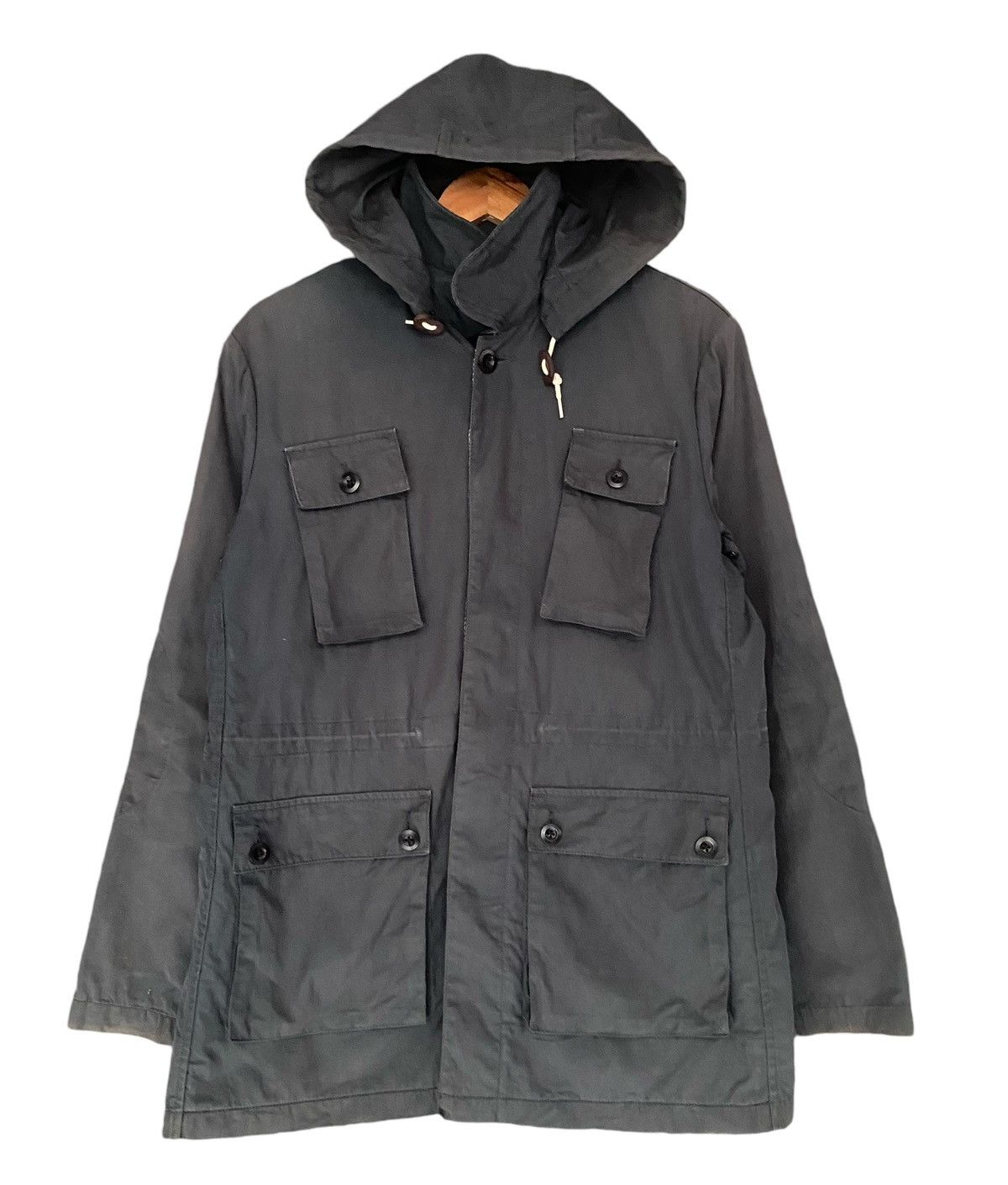 Margaret Howell Vtg🔥MARGARET HOWELL Hoodie Button Jacket (L) Size US L / EU 52-54 / 3 - 1 Thumbnail