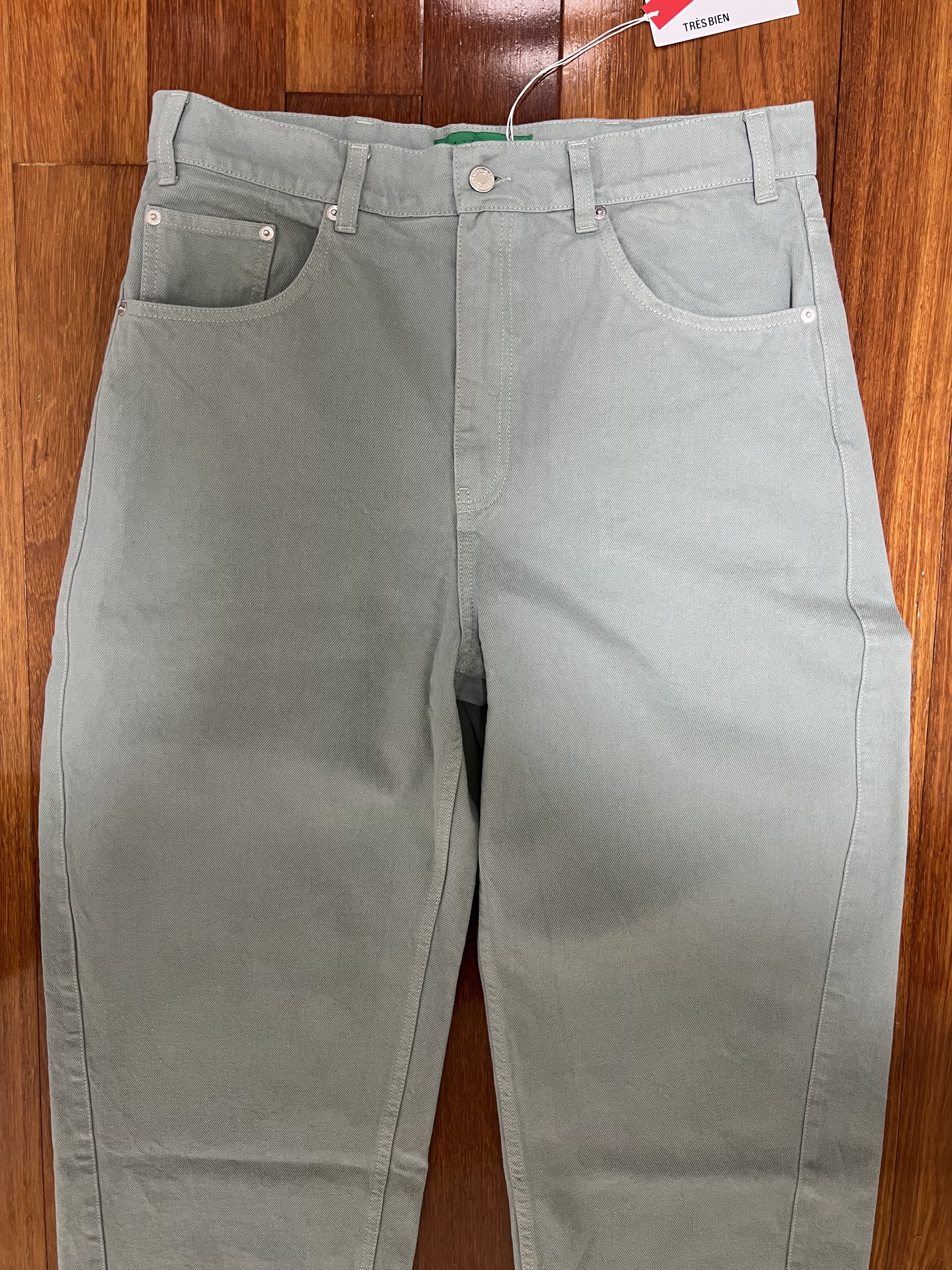 Tres Bien 💚 Très Bien Everywear Twisted 5 Pocket Work Pant Size US 34 / EU 50 - 9 Thumbnail