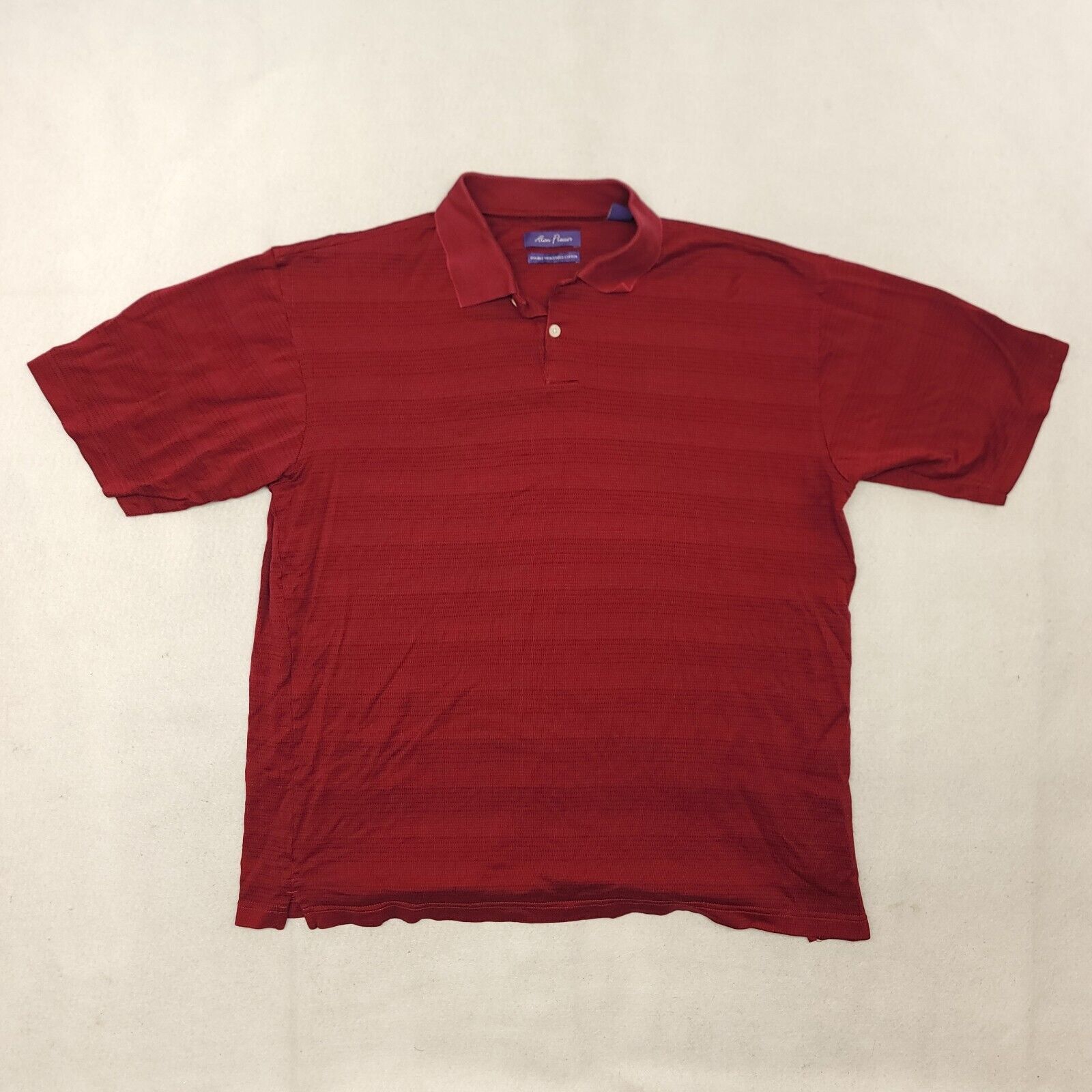 Alan Flusser Alan Flusser Pullover Polo Shirt Adult Mens Size Large L Red Size US L / EU 52-54 / 3 - 2 Thumbnail