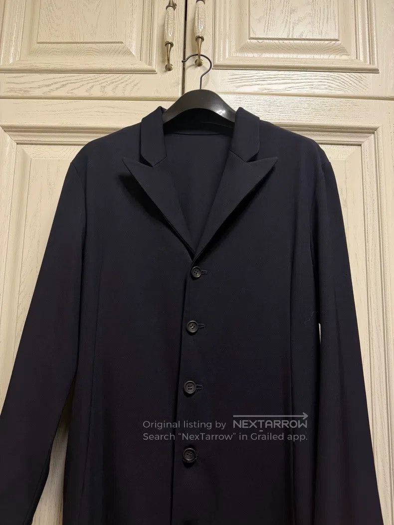 Yohji Yamamoto Yohji Yamamoto size os Navy blue wool jacket Size US M / EU 48-50 / 2 - 2 Thumbnail