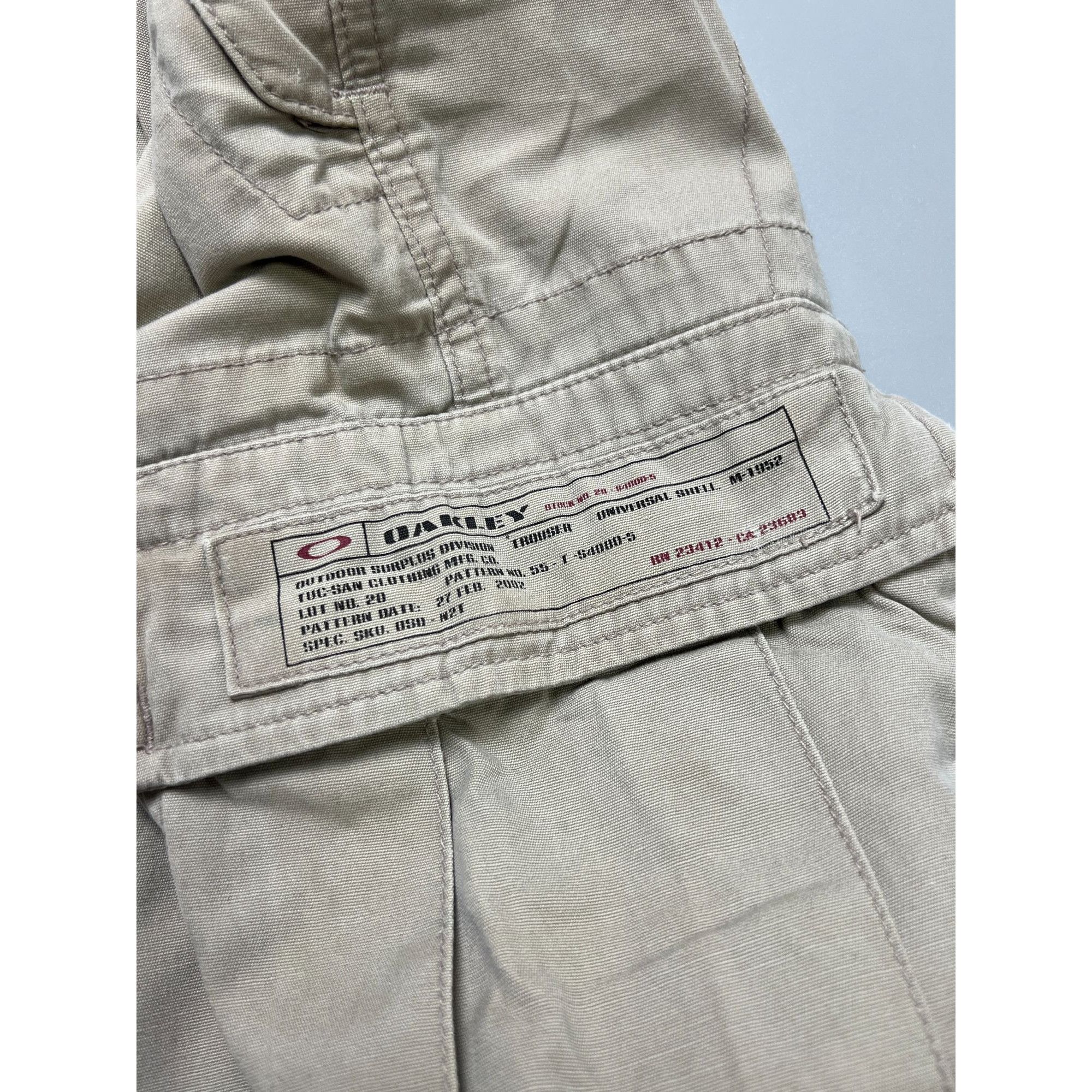 Oakley Oakley Vintage Distressed Cargo Pants (Y1035) Size US 34 / EU 50 - 10 Thumbnail