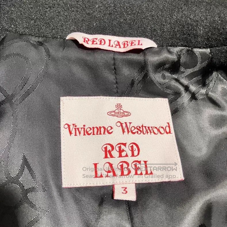 Vivienne Westwood Vivienne Westwood Red label A-line woolen coat, black wool Size L / US 10 / IT 46 - 7 Thumbnail
