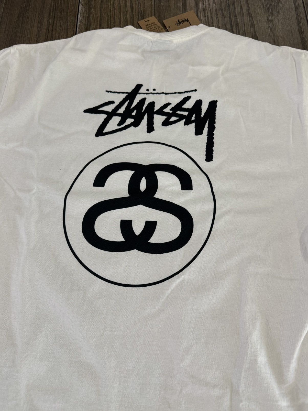 Stussy 🎱 Stussy NEW! Stock Link Pigment Dyed Tee XXL White 2XL 🎱 Size US XXL / EU 58 / 5 - 5 Thumbnail