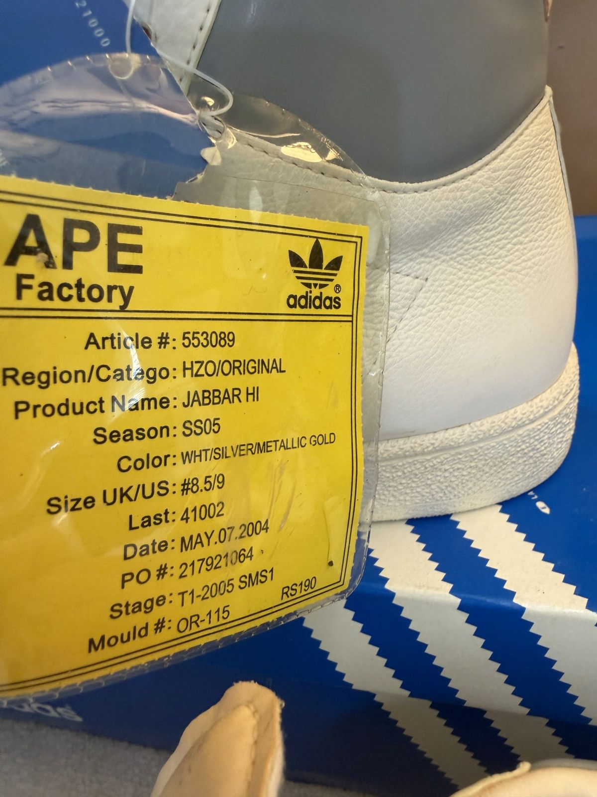 Adidas Kareem abdul jabar 2004 vintage Adidas Samples! Sz 9 Size US 9 / EU 42 - 6 Thumbnail