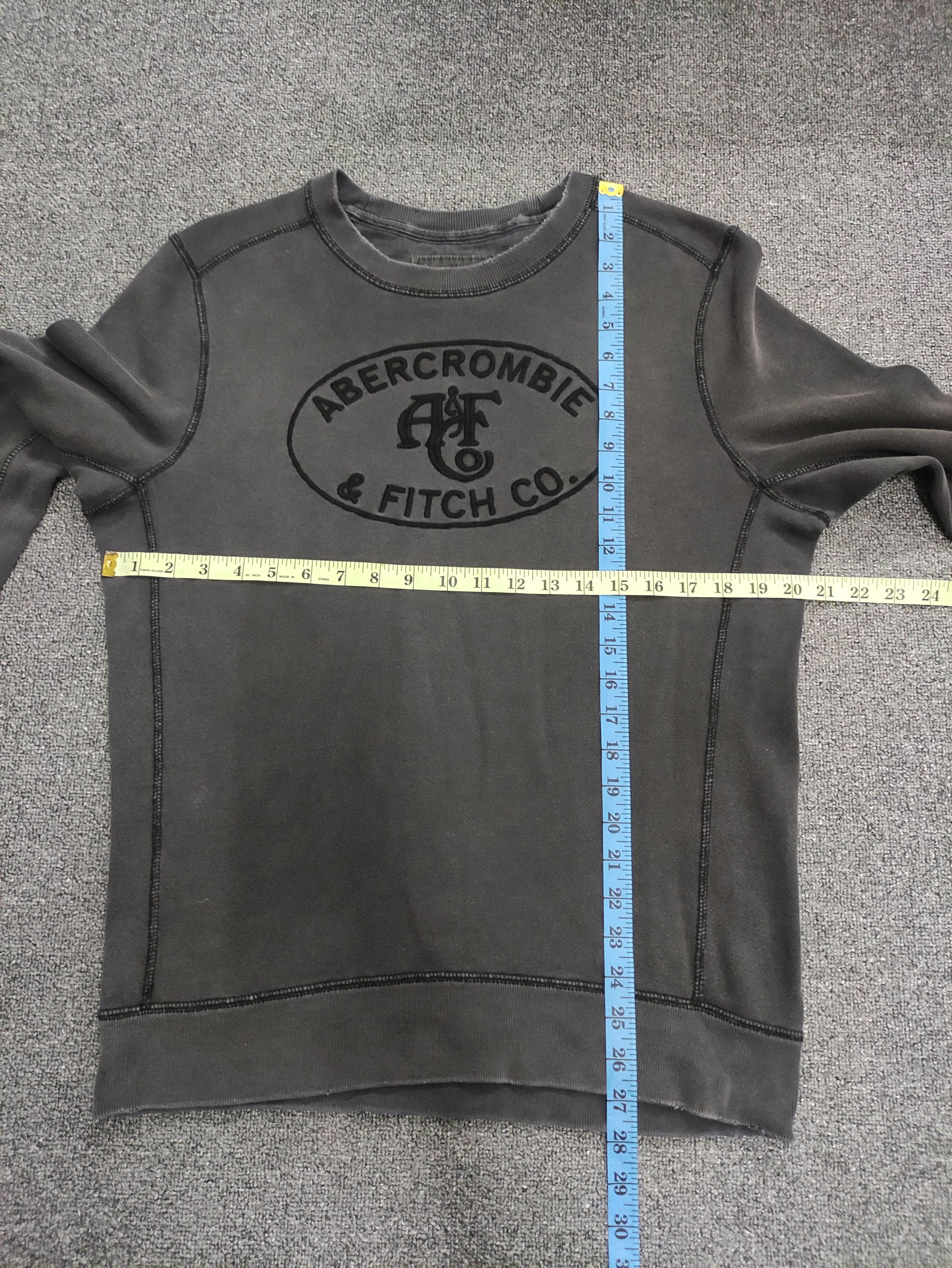 Abercrombie & Fitch Vintage Abercrombie&Fitch Distressed Sweatshirt Embroidered Size US S / EU 44-46 / 1 - 11 Thumbnail