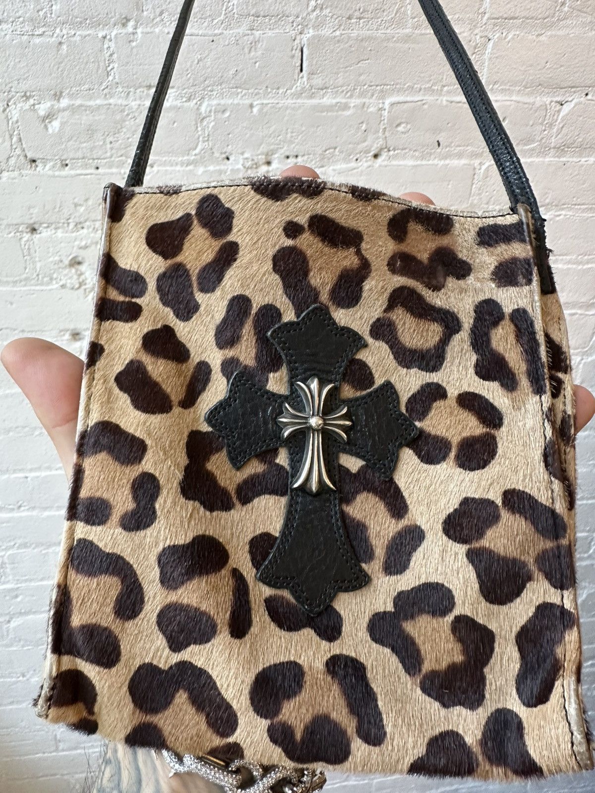 Chrome Hearts Chrome Hearts MINI Leopard Cheetah Cross patch side bag Size ONE SIZE - 1 Thumbnail