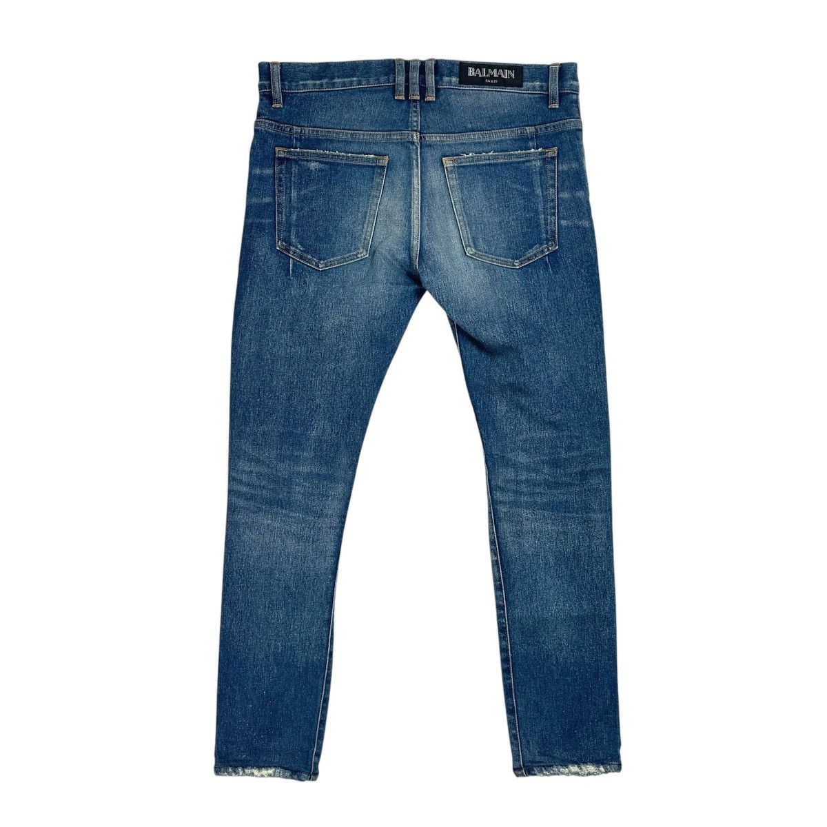 Balmain BALMAIN FW17 BLUE DENIM Size US 31 - 6 Thumbnail