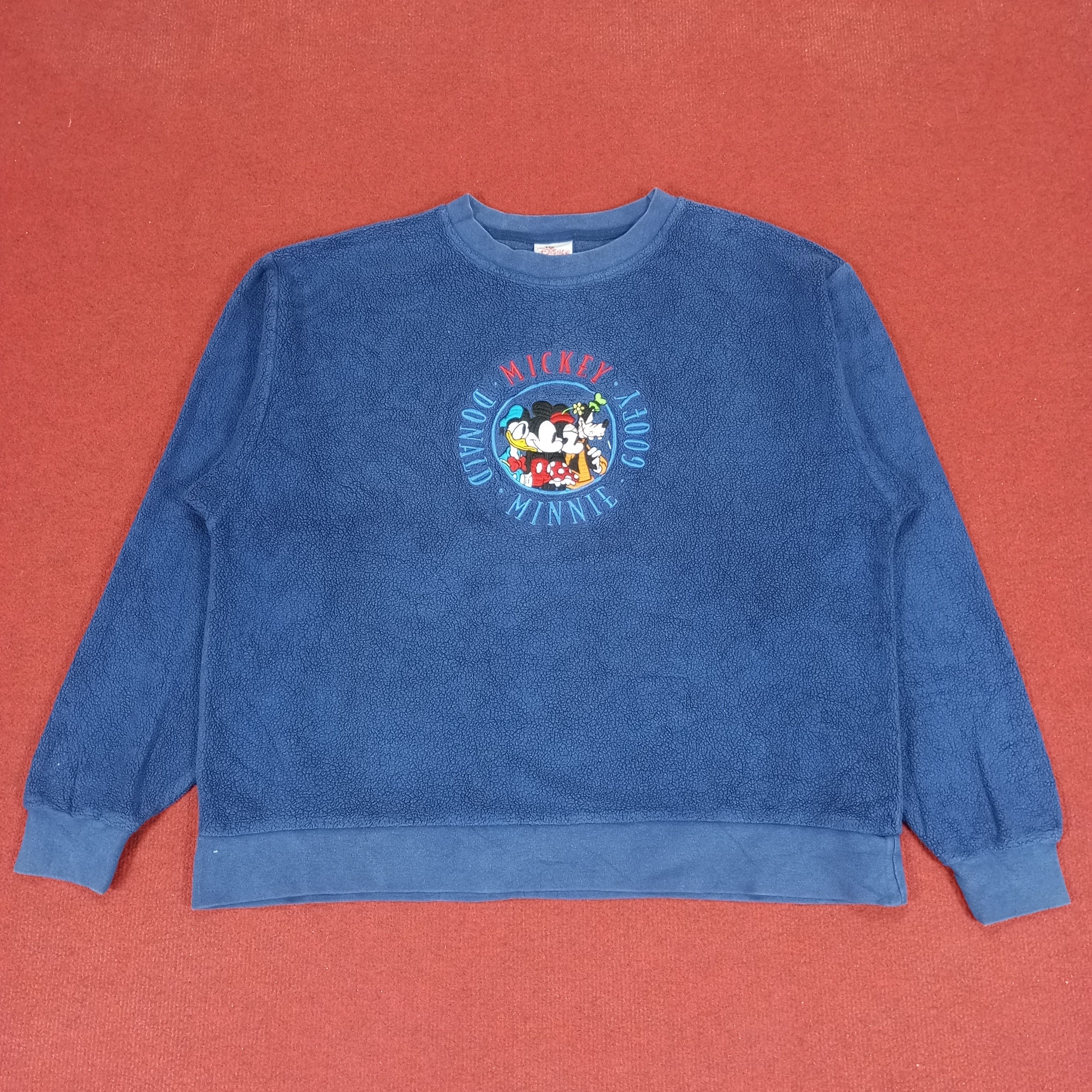 Disney × Mickey Mouse × Vintage Mickey Mouse Disney Cartoon Character Sweatshirt Size US XL / EU 56 / 4 - 1 Thumbnail