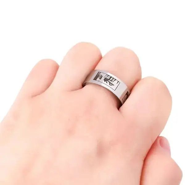 Jewelry × Vintage Anime Stainless Steel Rings Size ONE SIZE - 4 Thumbnail