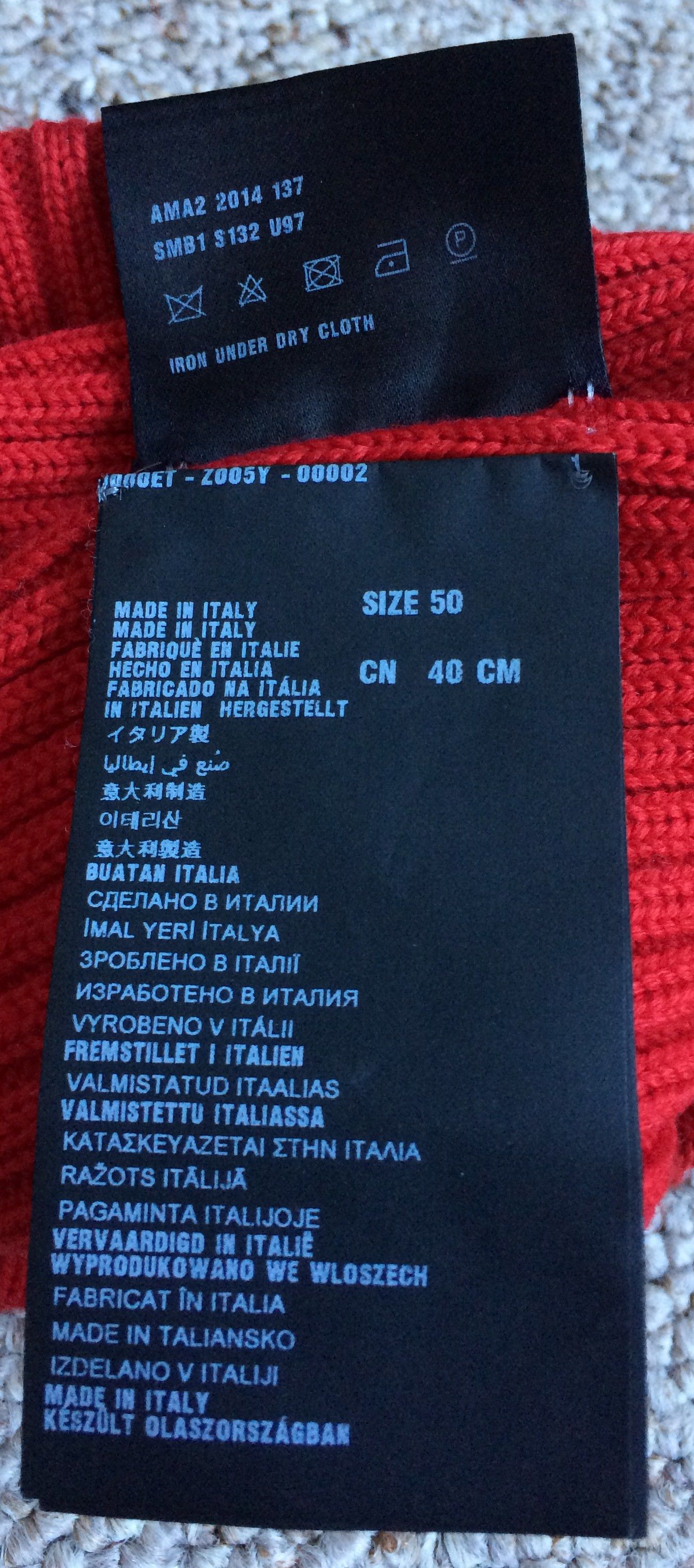 Prada Prada Linea Rossea Logo Beanie Hat Size ONE SIZE - 6 Thumbnail