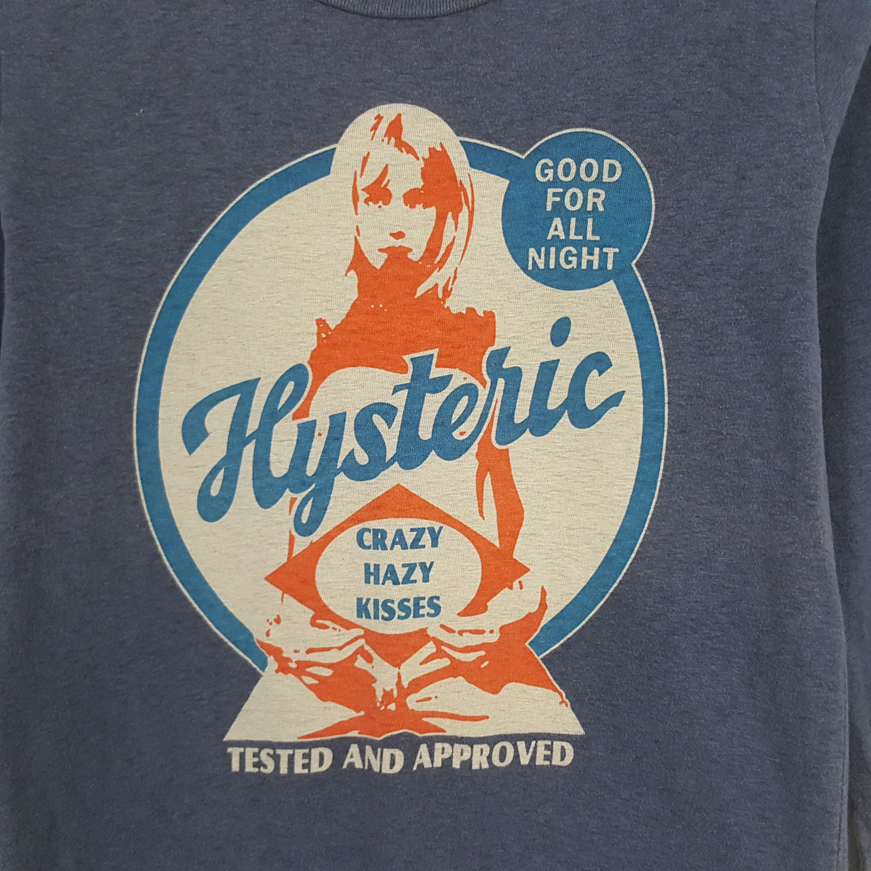 Hysteric Glamour × Vintage Vintage Hysteric Glamour Quarter Sleeve Tshirt Size XS / US 0-2 / IT 36-38 - 2 Thumbnail