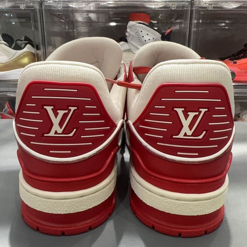 Louis Vuitton Louis Vuitton Red Trainer Fashion Sneakers for Men -2508 Size US 9 / EU 42 - 3 Thumbnail