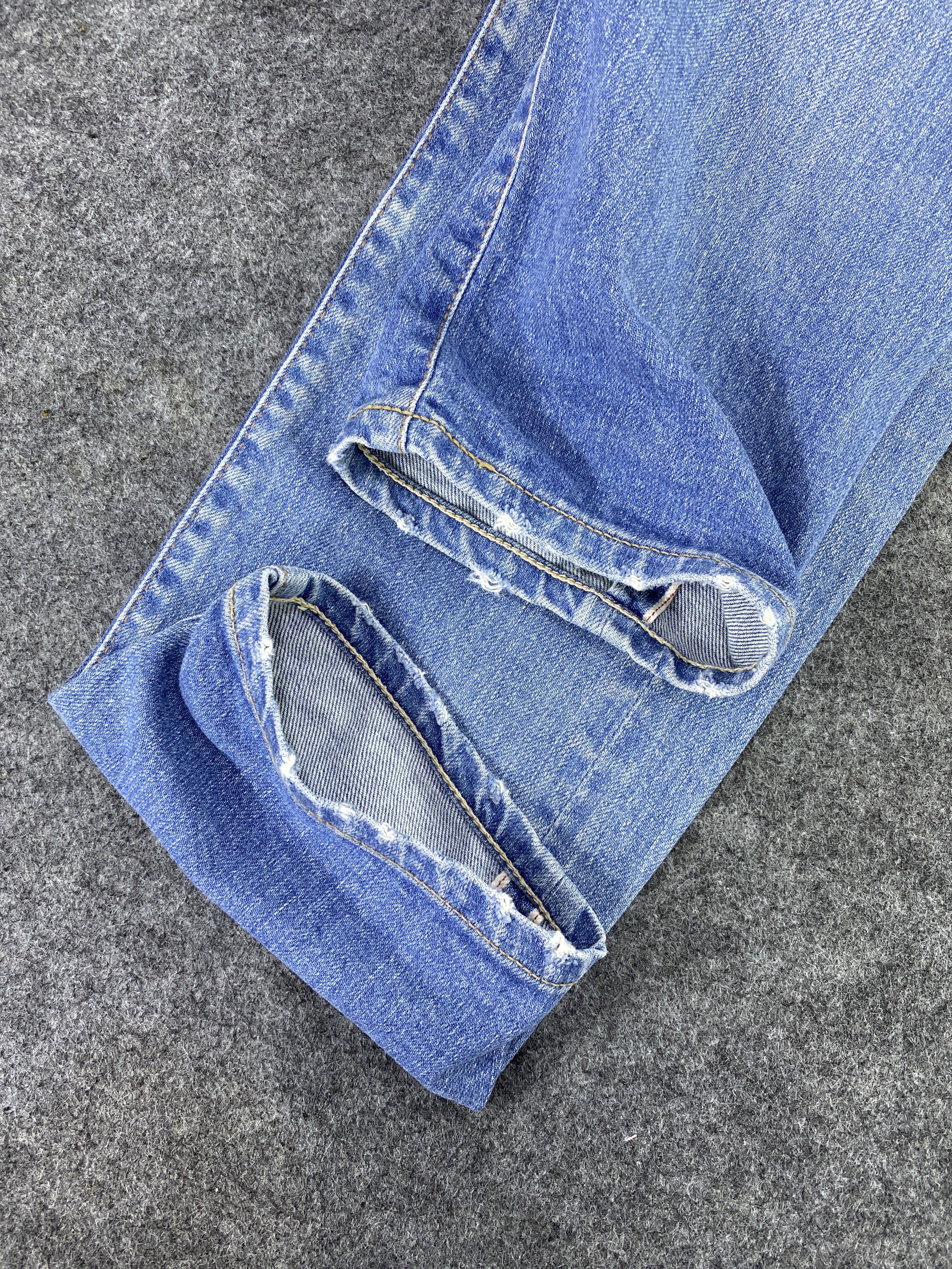 Japanese Brand GOA NIMES SELVEDGE BLUE WASH JEANS -J1132 Size US 28 / EU 44 - 13 Thumbnail