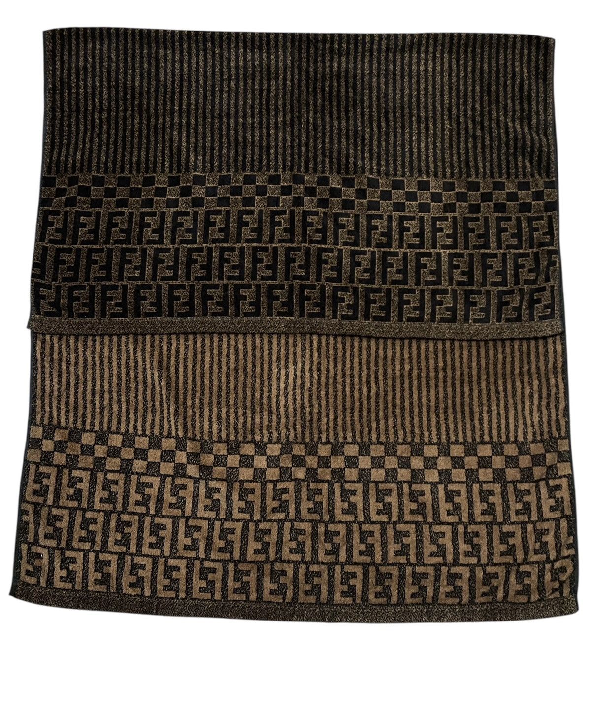 Fendi Fendi Monogram Fullpring FF Logo Towel Size ONE SIZE - 2 Thumbnail