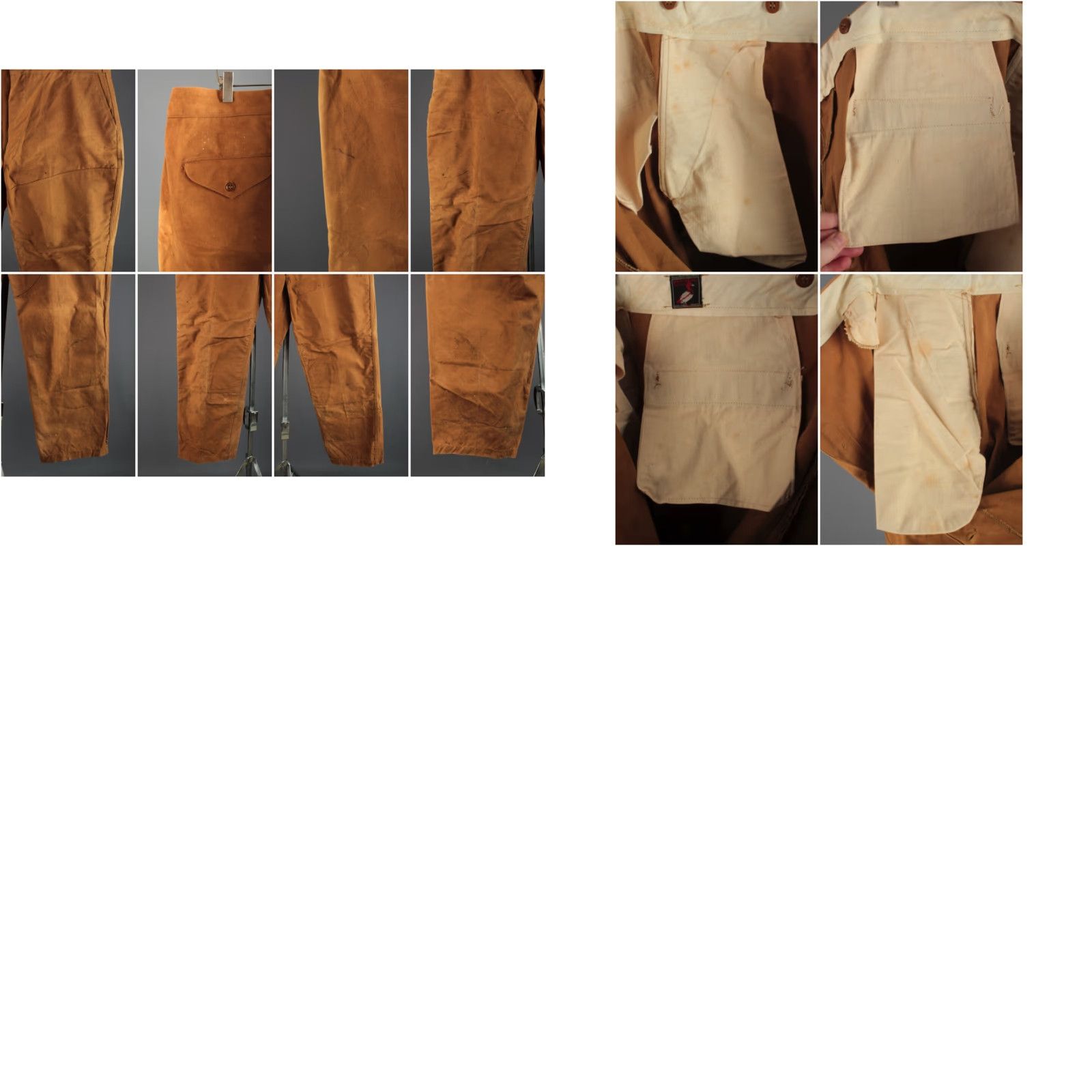 Vintage Red Head Hunting Pants 1940s 1950s Canvas Khaki 45x32 Mens 40s 50s Vtg Size US 44 / EU 60 - 8 Thumbnail