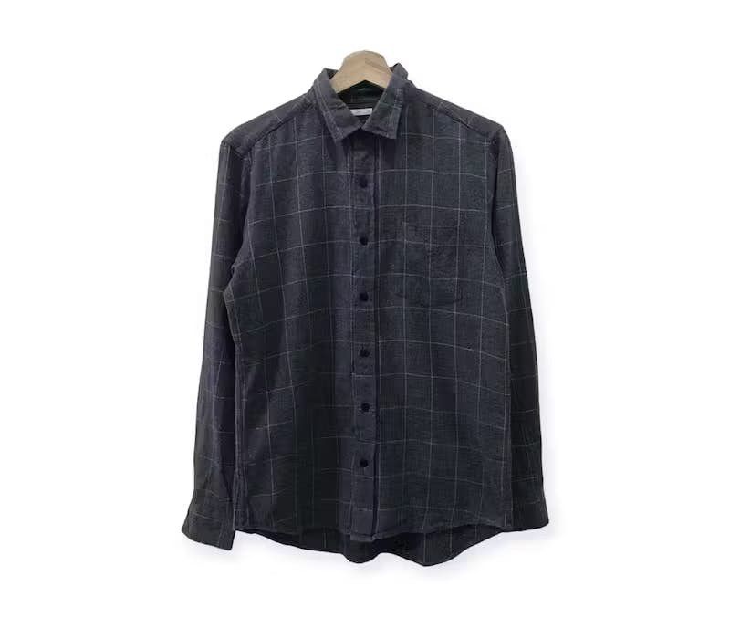 image of Gu Flannel Shirt, Men's (Size Medium)