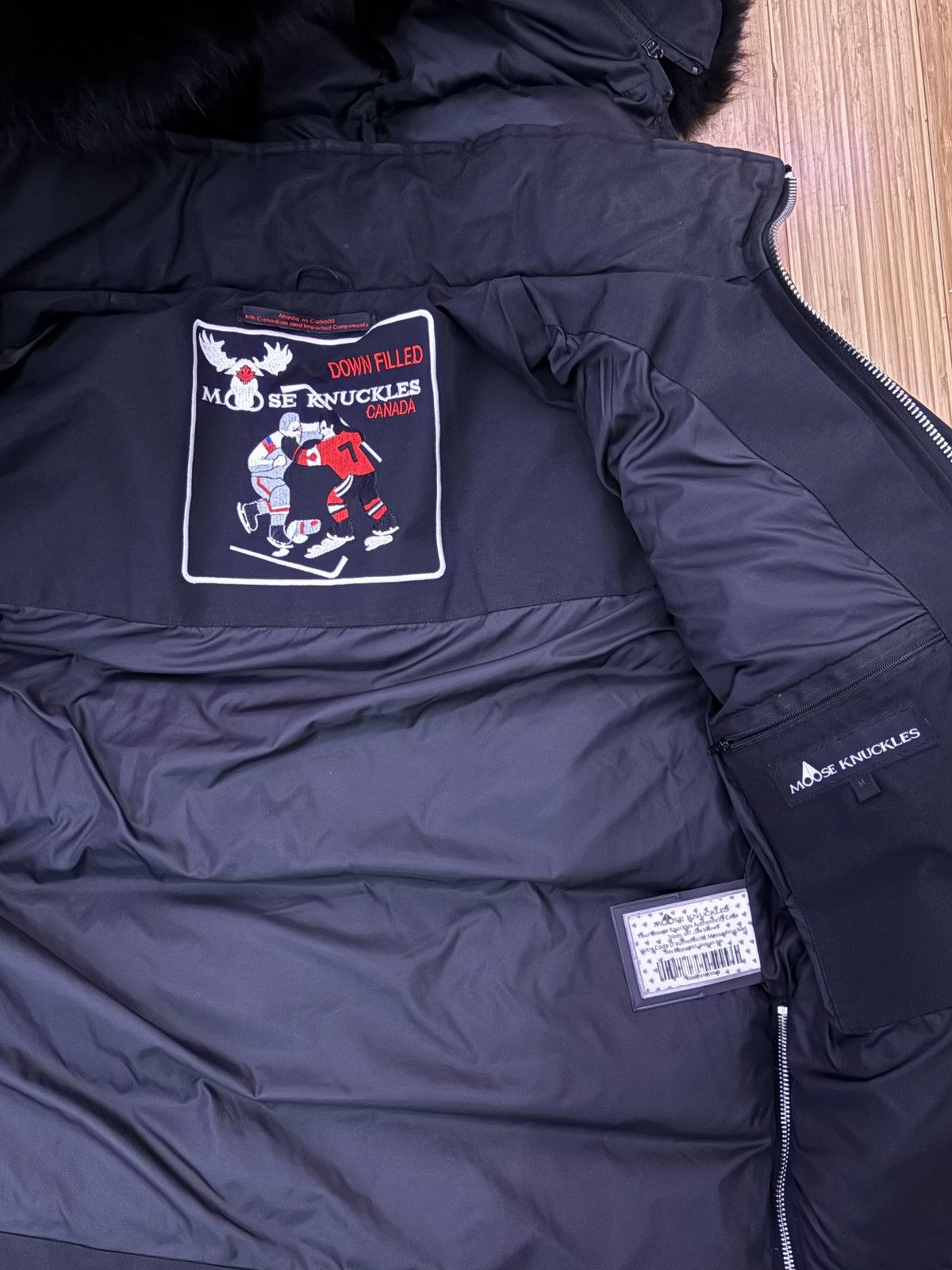 Moose Knuckles Moose Knuckles ORIGINAL SHEARLING TRIM 3Q JACKET Size M / US 6-8 / IT 42-44 - 2 Thumbnail