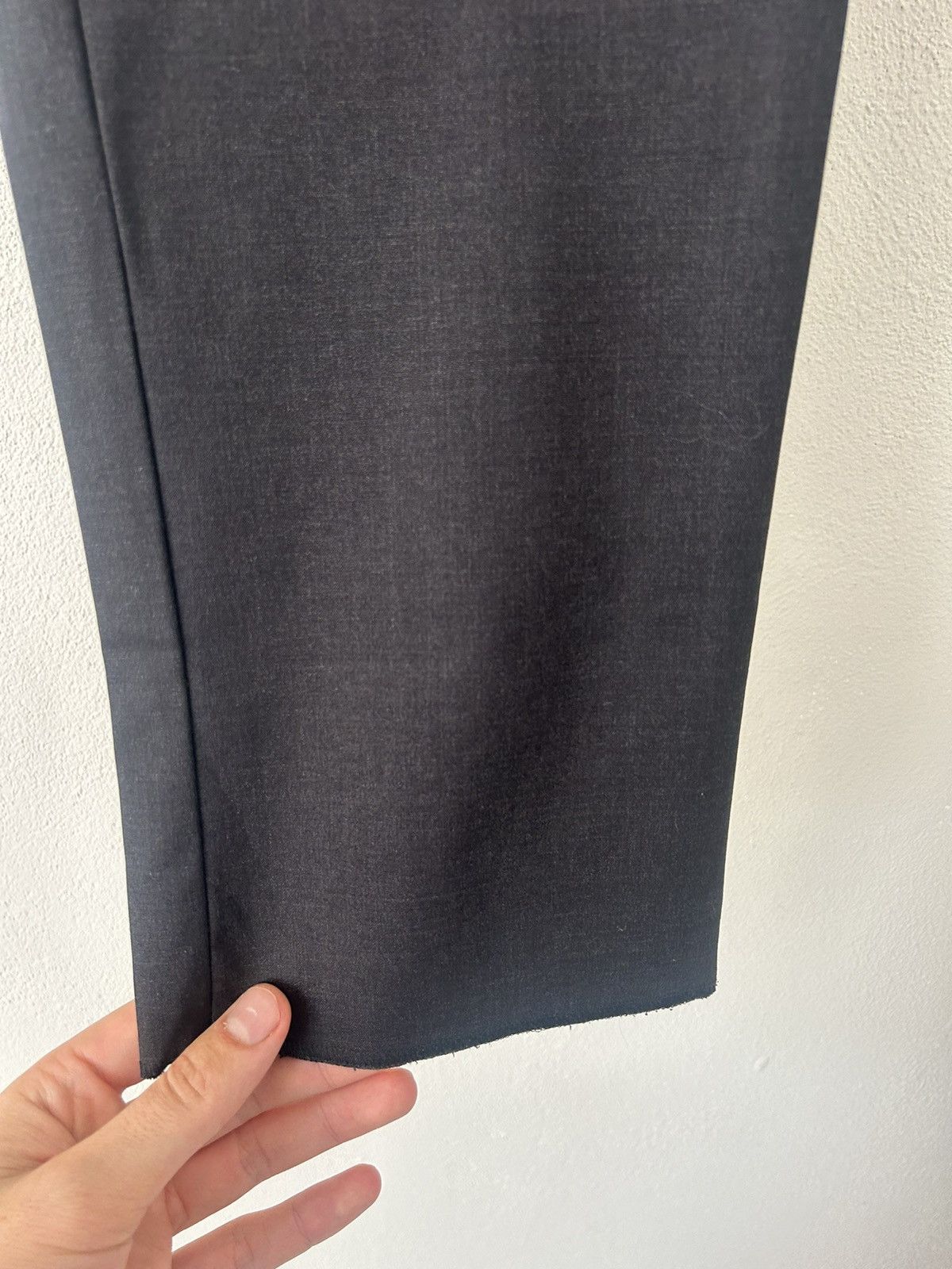 Prada Prada Black Virgin Wool Blend Trousers - Size 48 Size US 32 / EU 48 - 8 Thumbnail