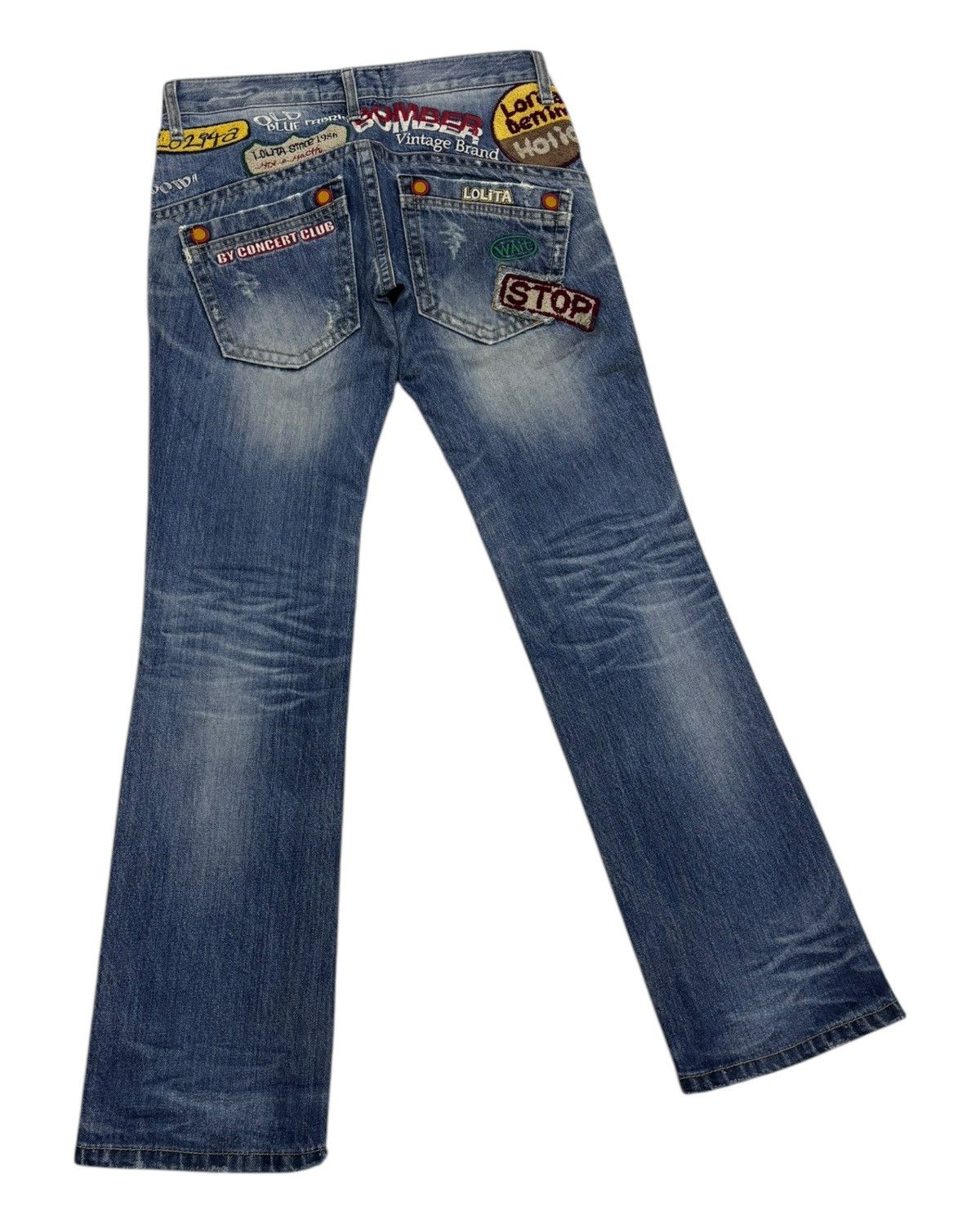 Kapital Lolita Club By Concert Club Bootcut Denim Jeans Size US 31 - 3 Thumbnail