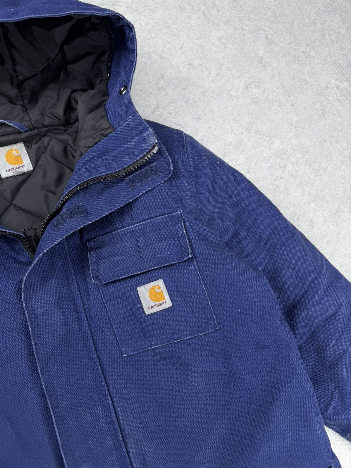 Carhartt Carhartt Siberian Parka Jacket M Navy Thinsulate Hooded Size US M / EU 48-50 / 2 - 8 Thumbnail